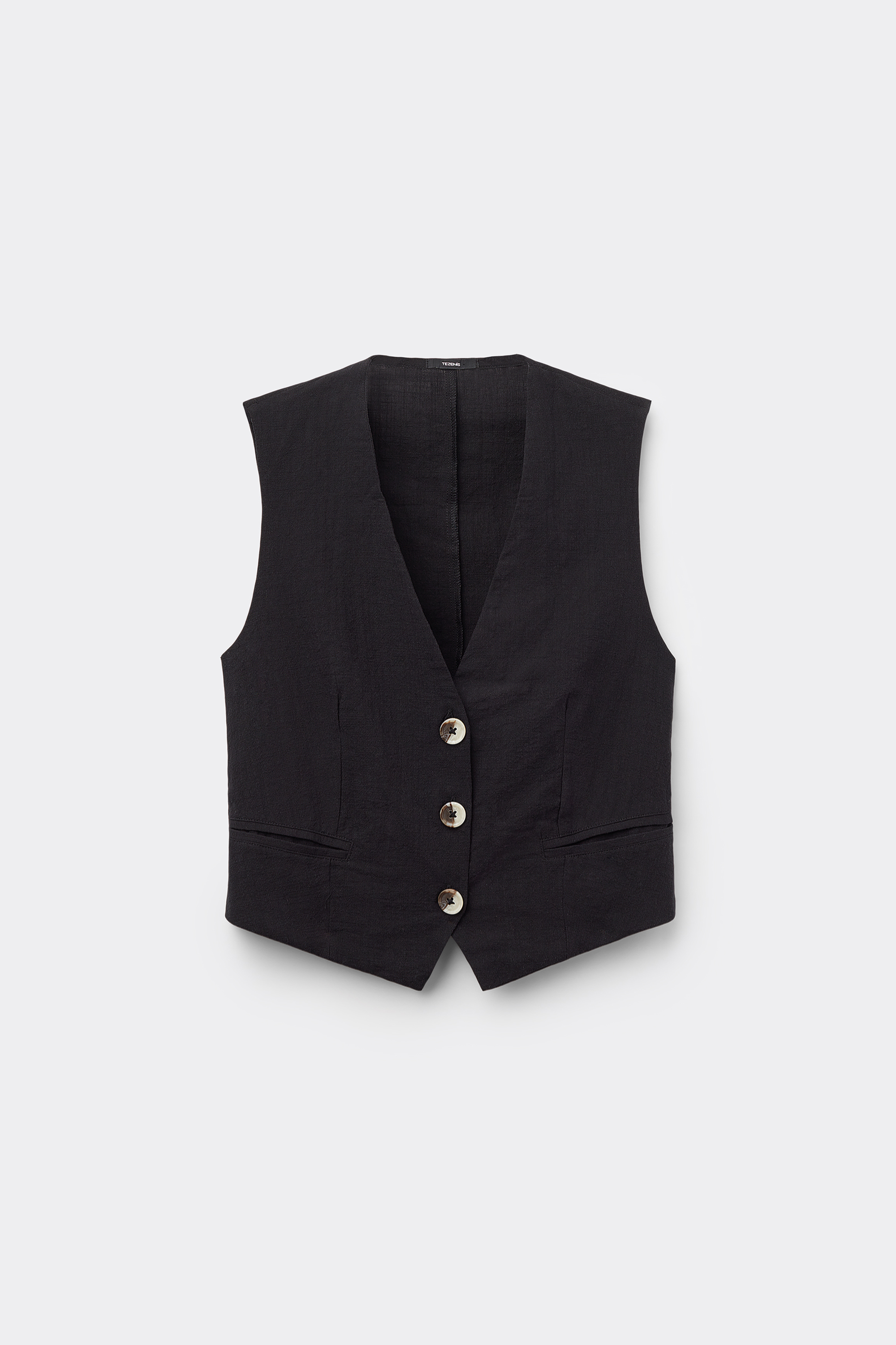100% Cotton Cloth V-Neck Vest