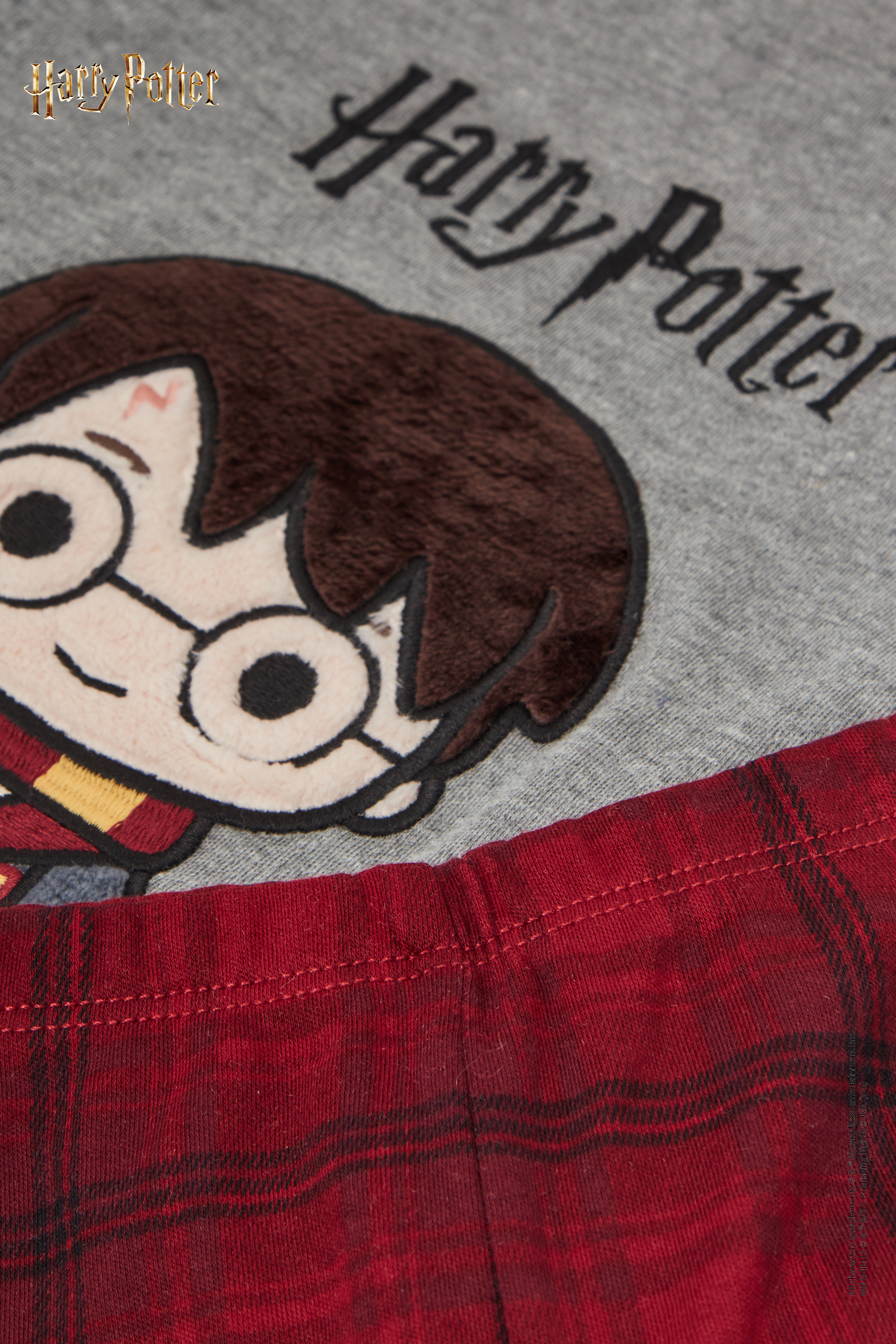 Długa Piżama Dziecięca Unisex z Bawełny z Nadrukiem Harry Potter