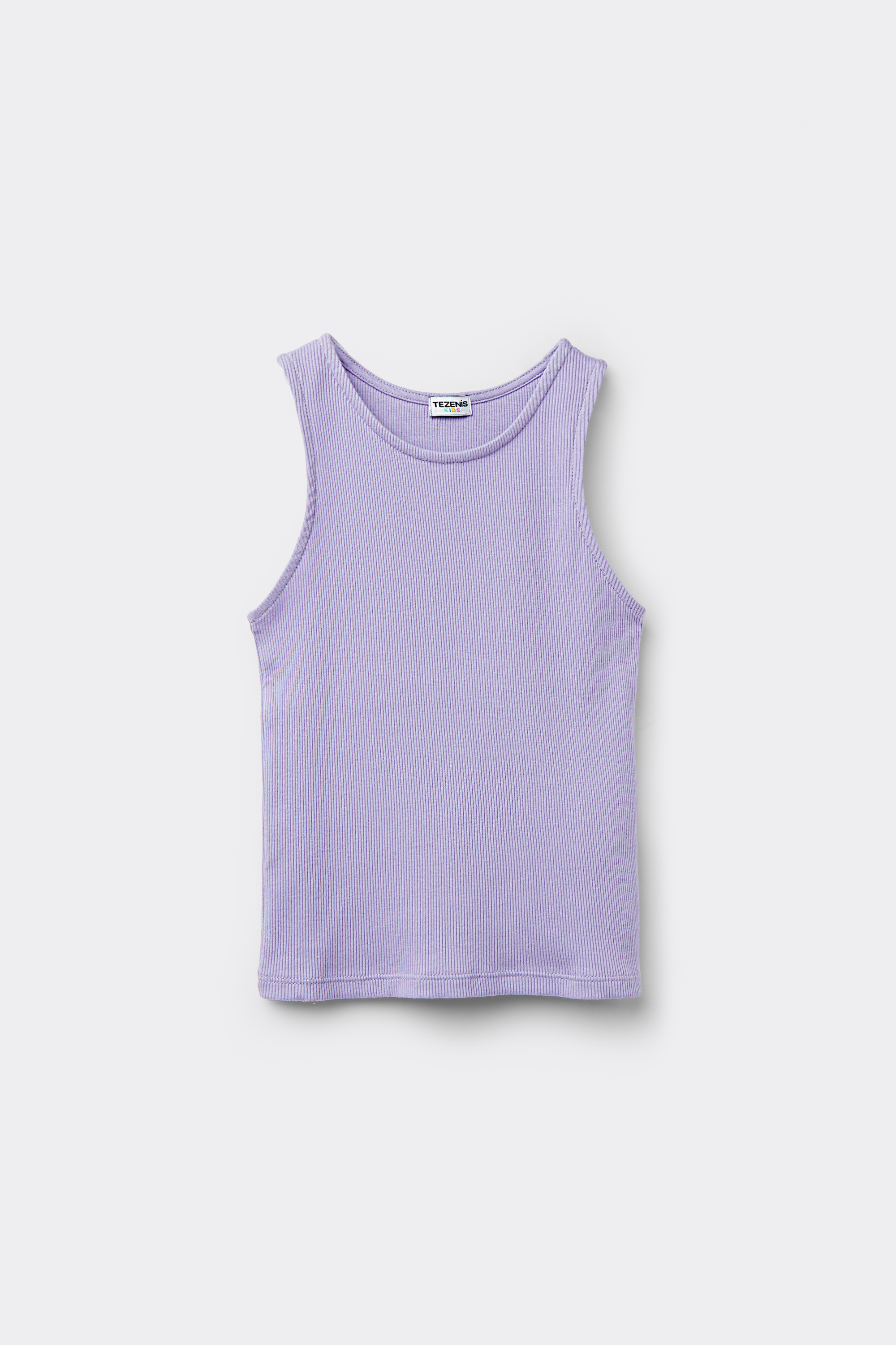 Camiseta de Tirantes Anchos de Canalé para Niña