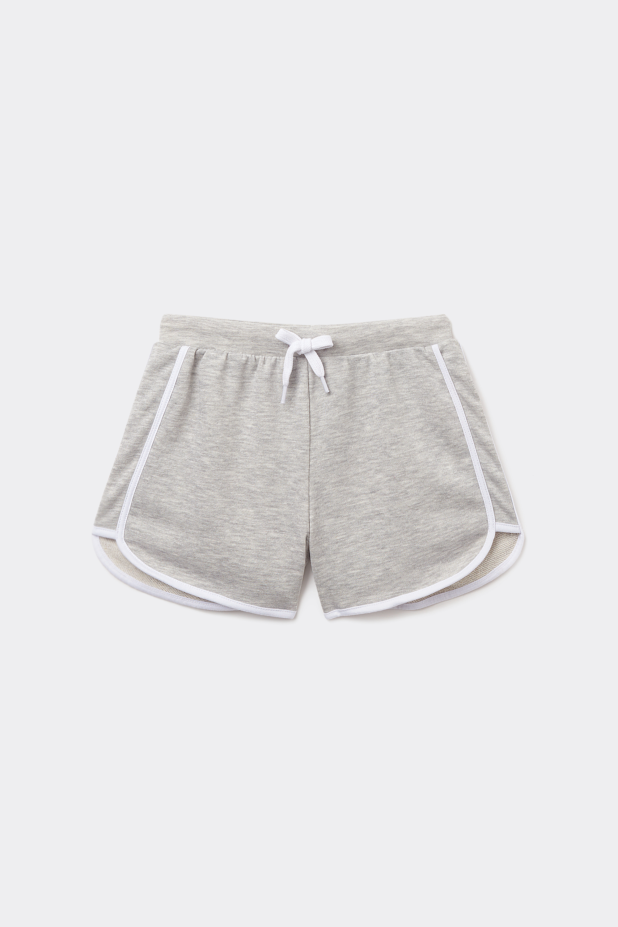 Shorts in Felpa Cotone Piping Bimba
