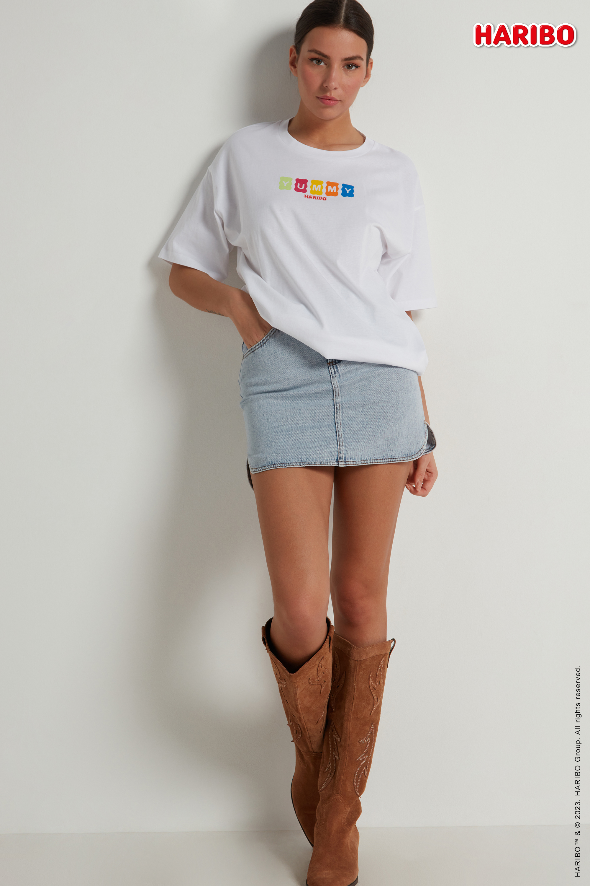 Camiseta con Hombro Caído Haribo