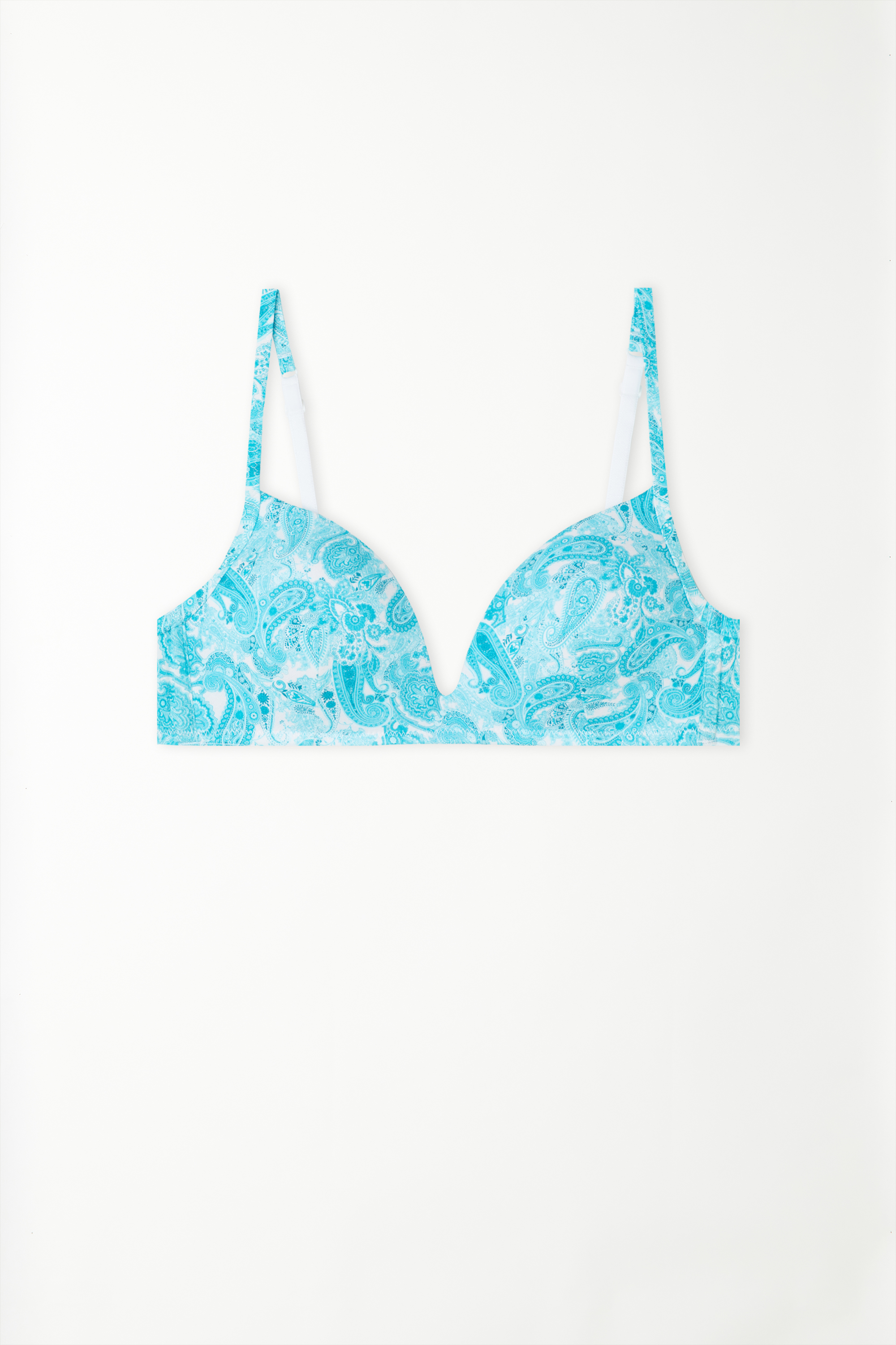 Soutien-gorge London en coton imprimé