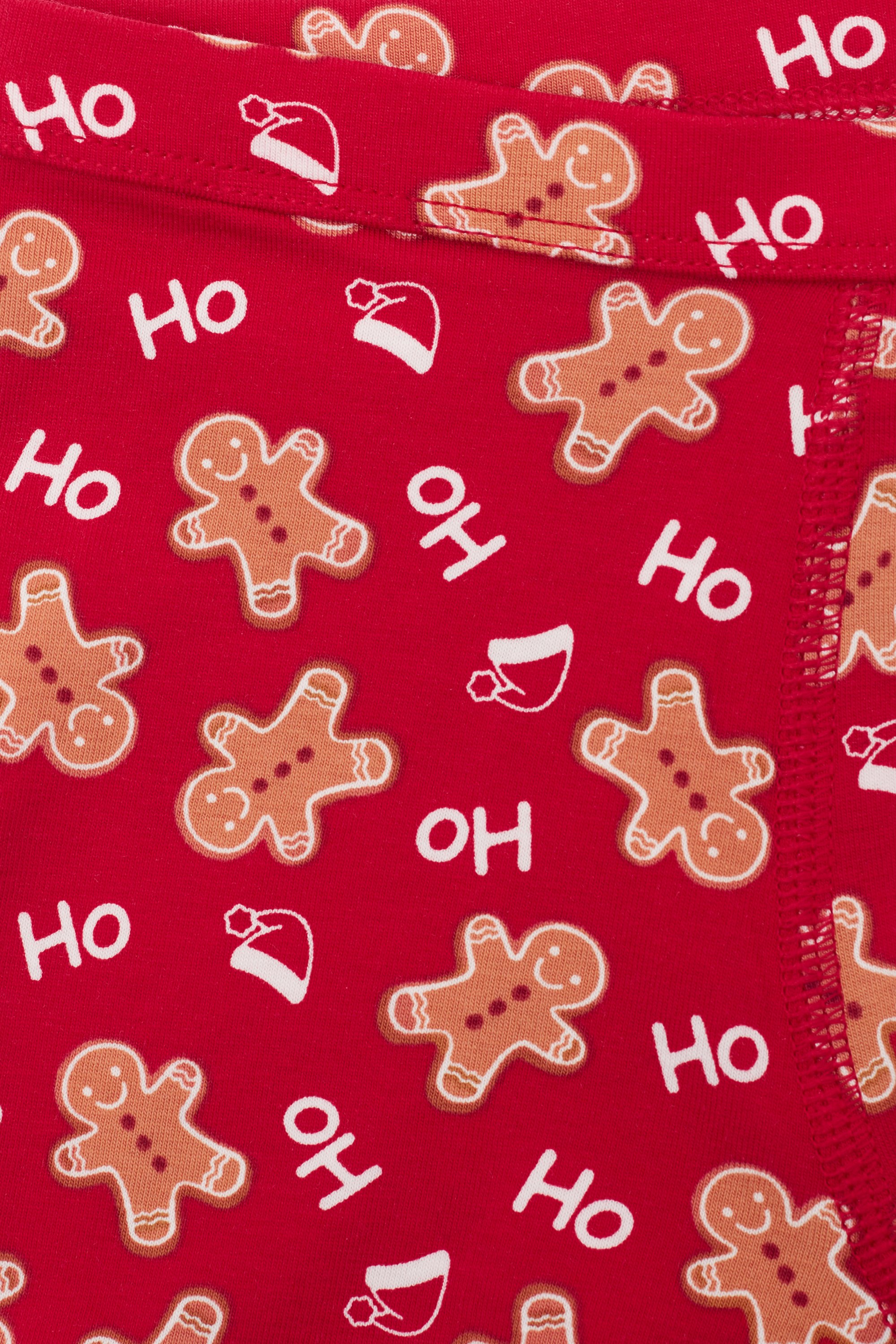 Boys' Christmas Print Cotton Boxers