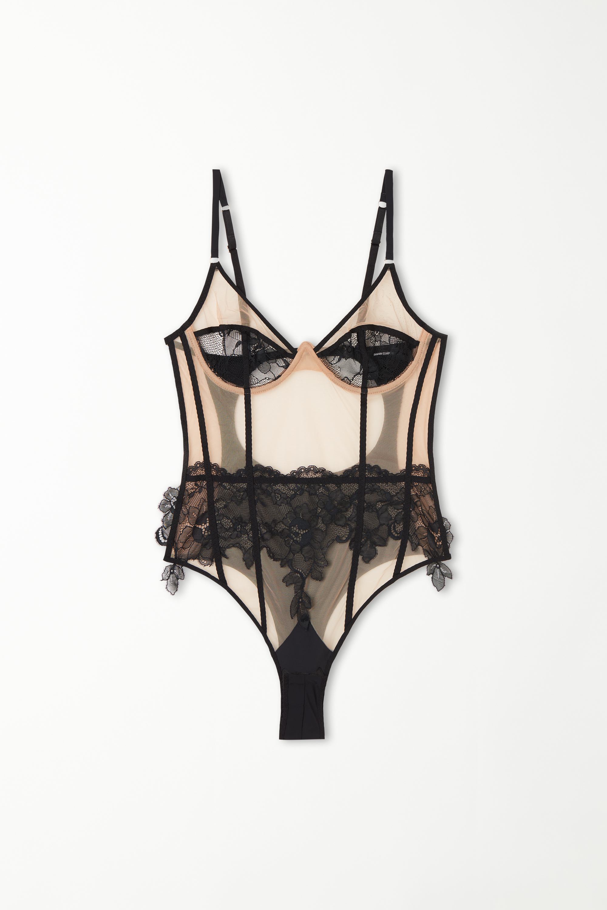 Parisienne Lace Balconette Body with Thin Straps