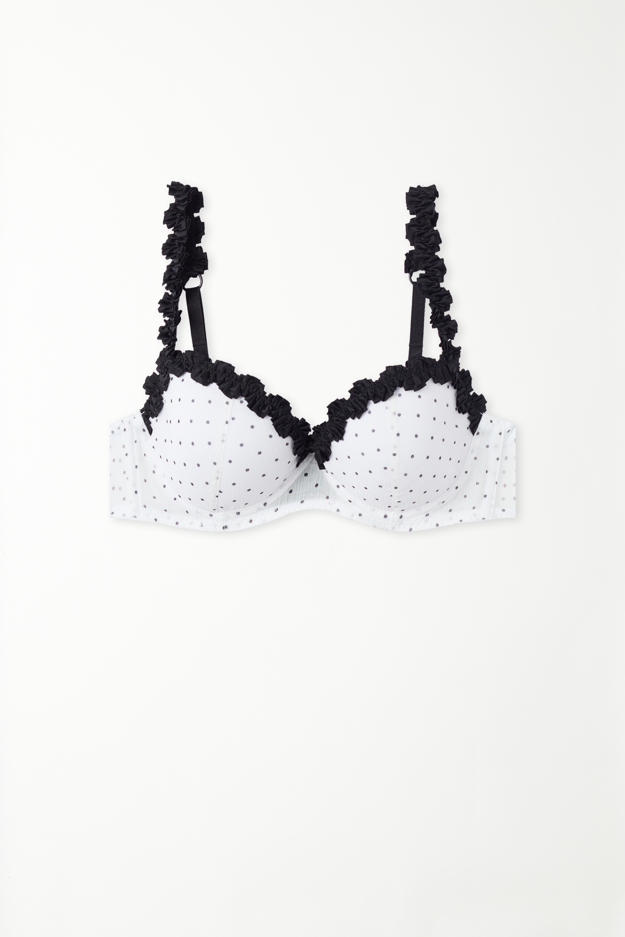 Wien Timeless Pois Slightly Padded Balconette Bra