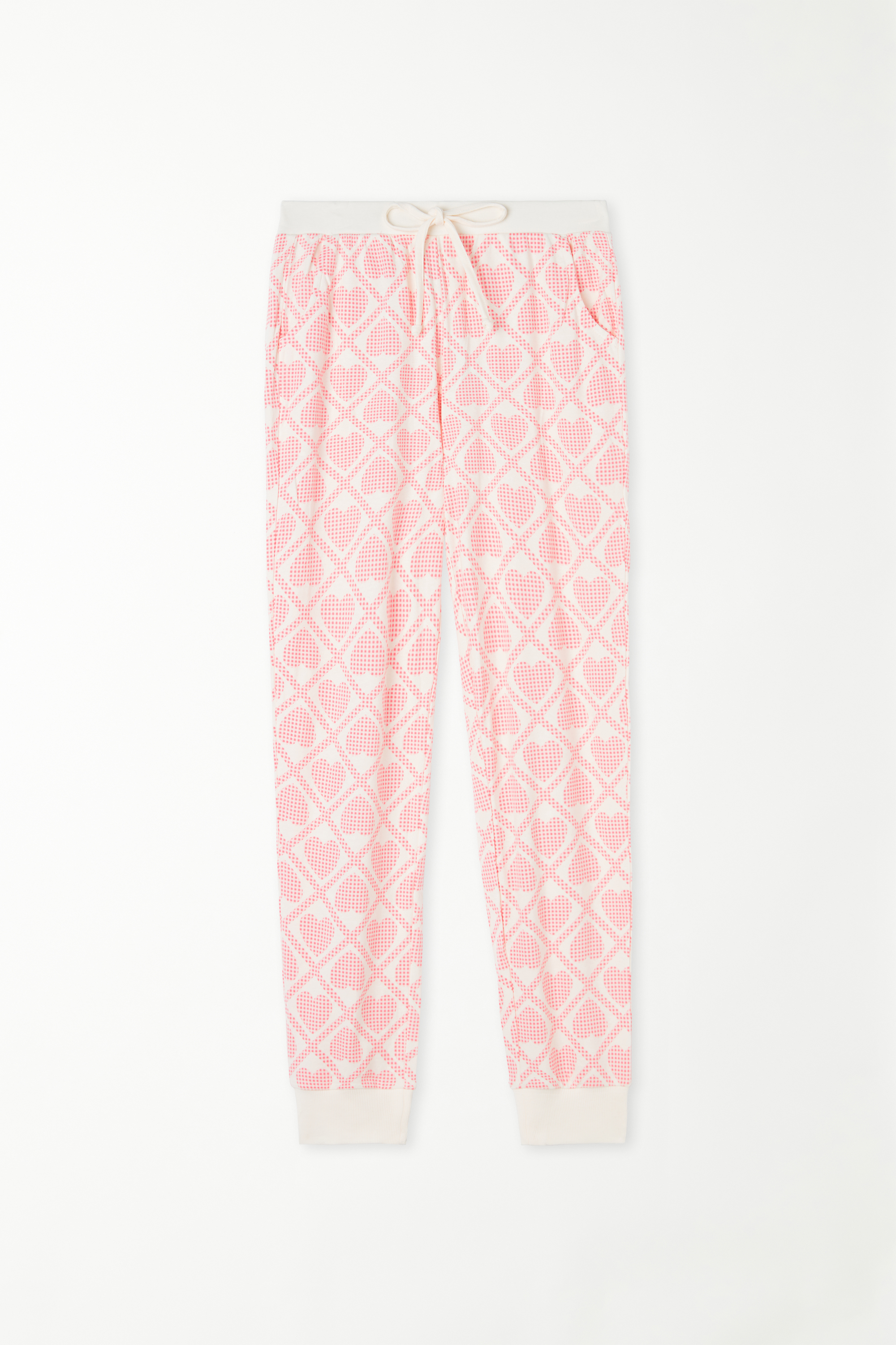 Long Printed Cotton Trousers