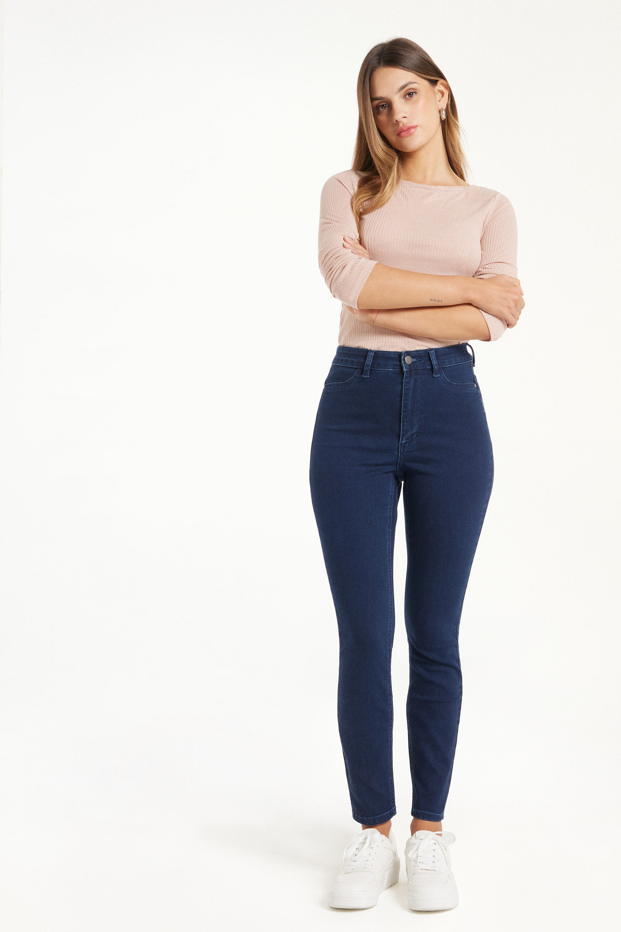 Jeggings Talle Alto Efecto Push-Up