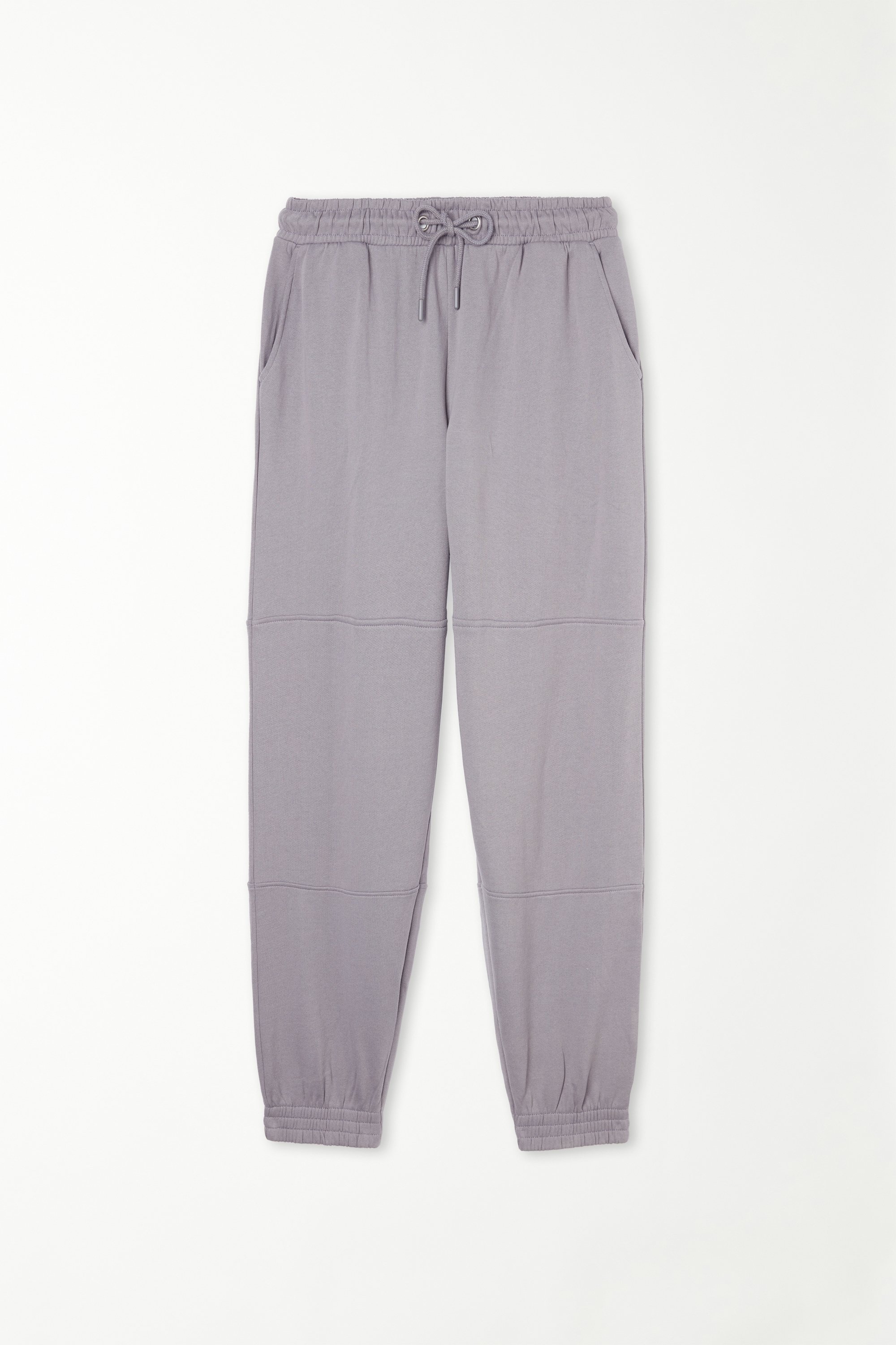 Fleece Joggers with Stitching