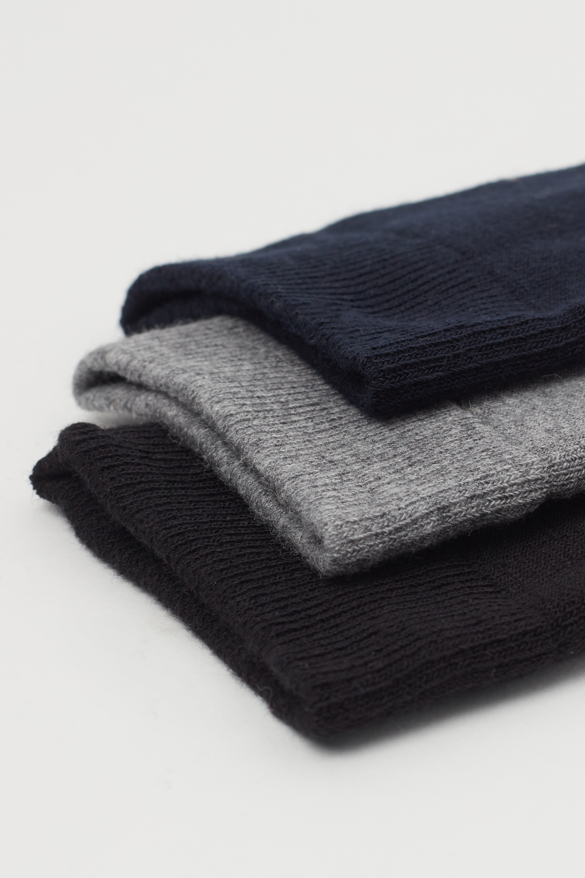 3 Pairs of Men’s Thermal Cotton Crew Socks