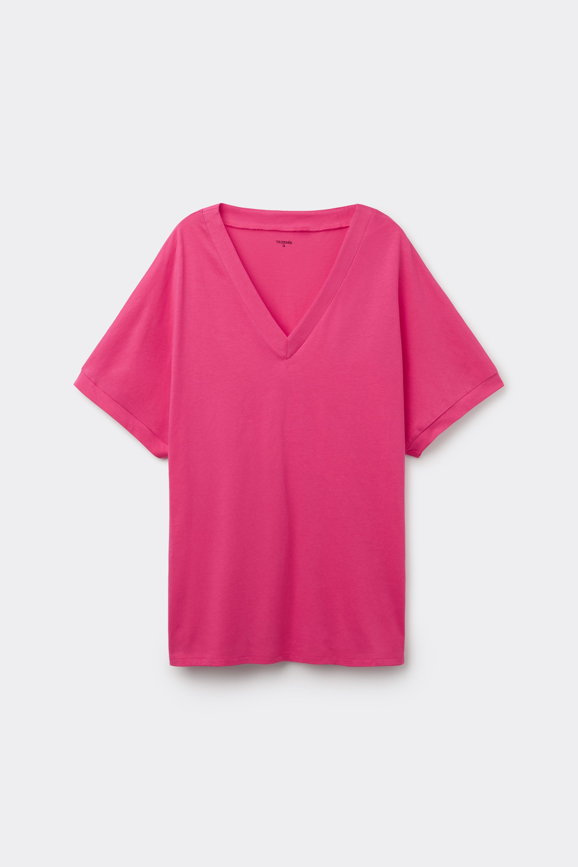 100% Cotton V-Neck T-Shirt