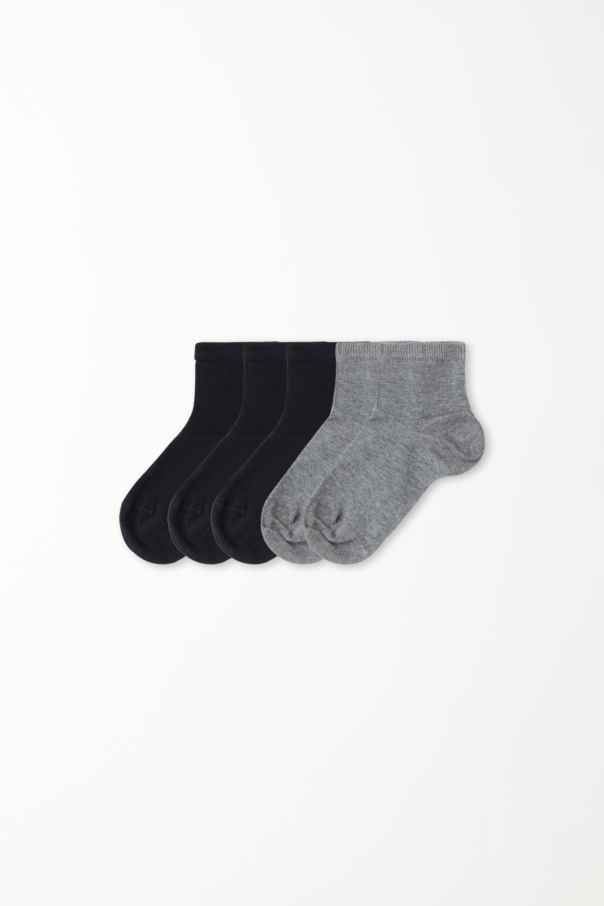 5 Párů Krátkých Dětských Ponožek z Lehké Bavlny Unisex