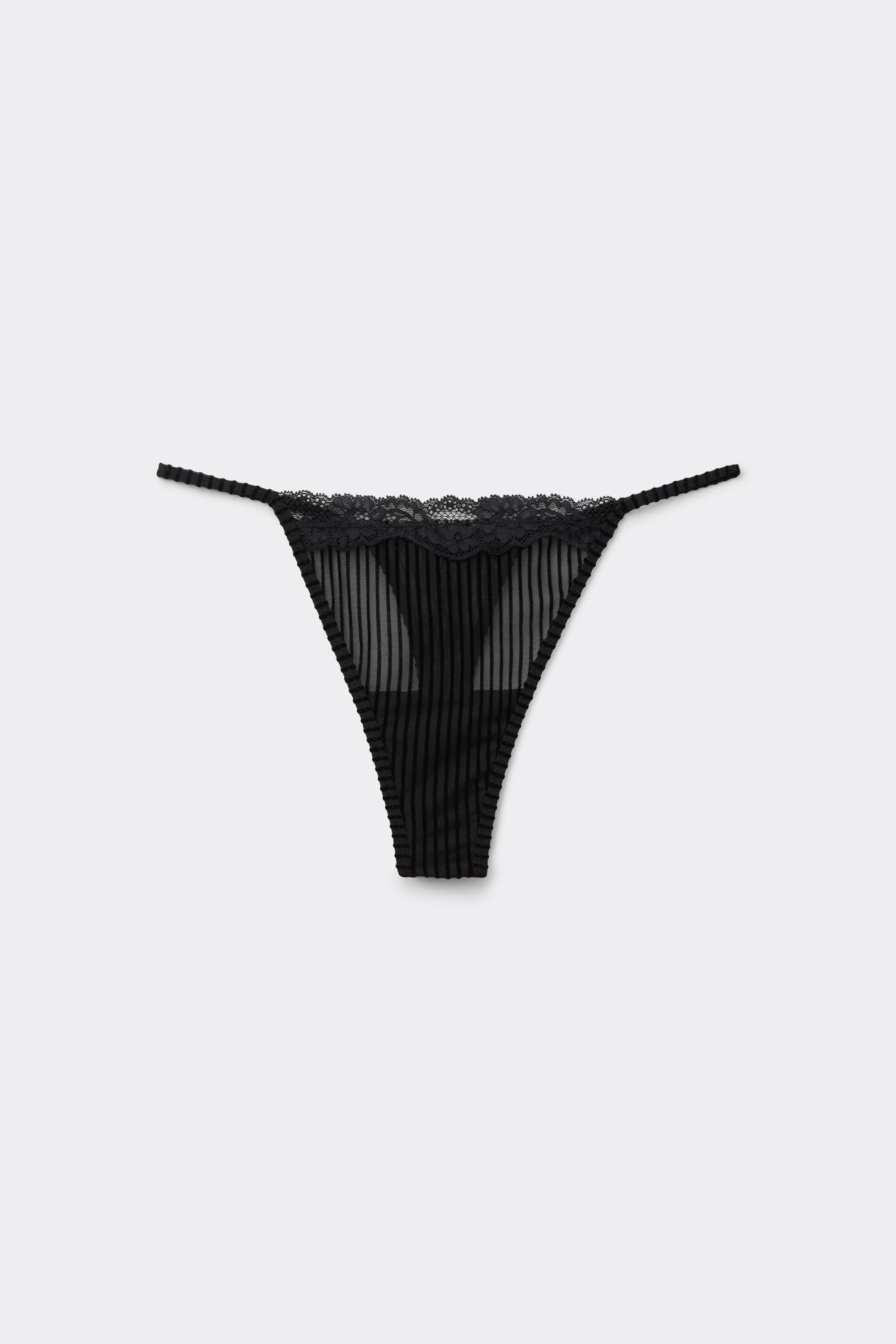 Glam Rib Tanga Panel G-String