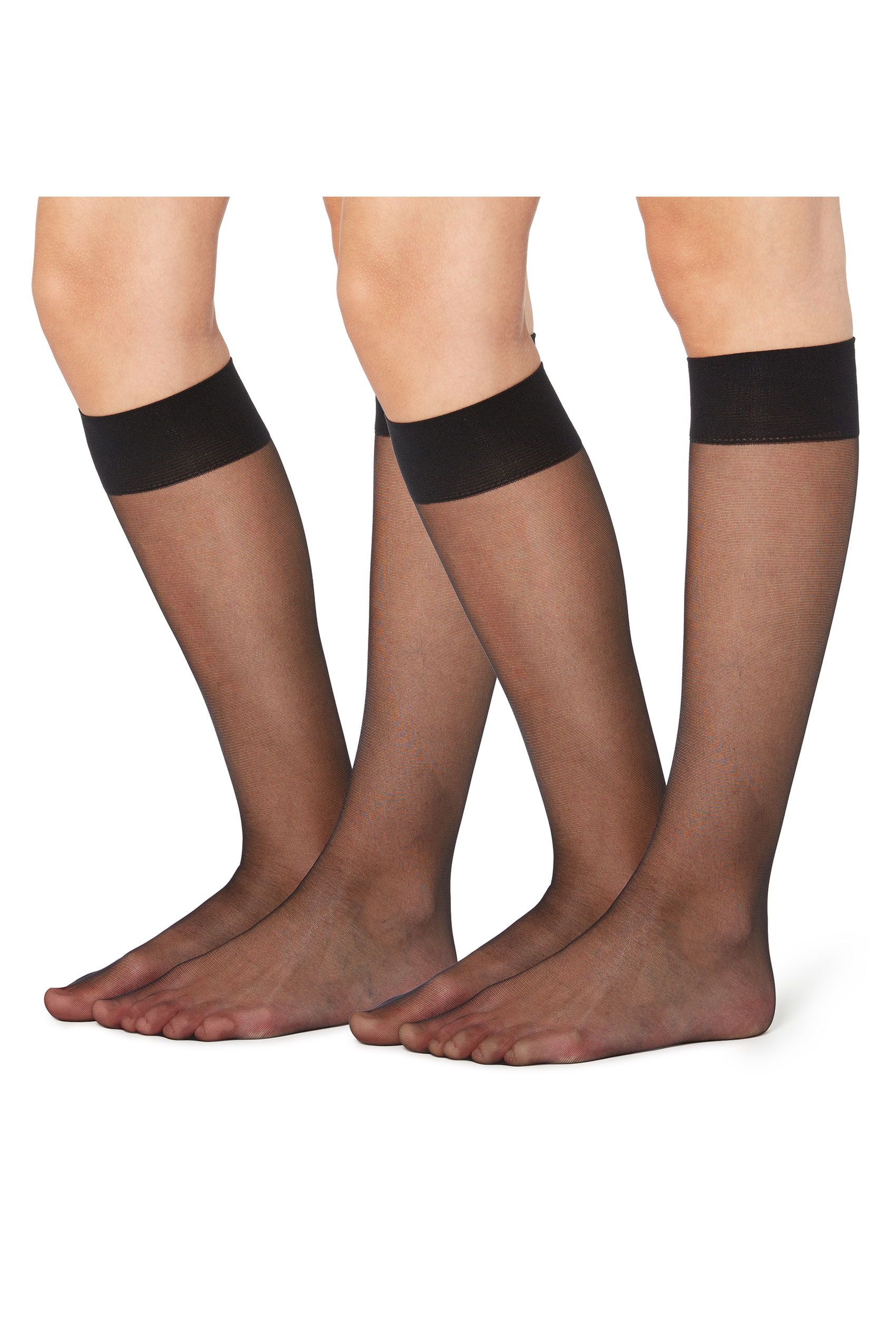 2 X 20 Den Appearance Sheer Knee-Highs
