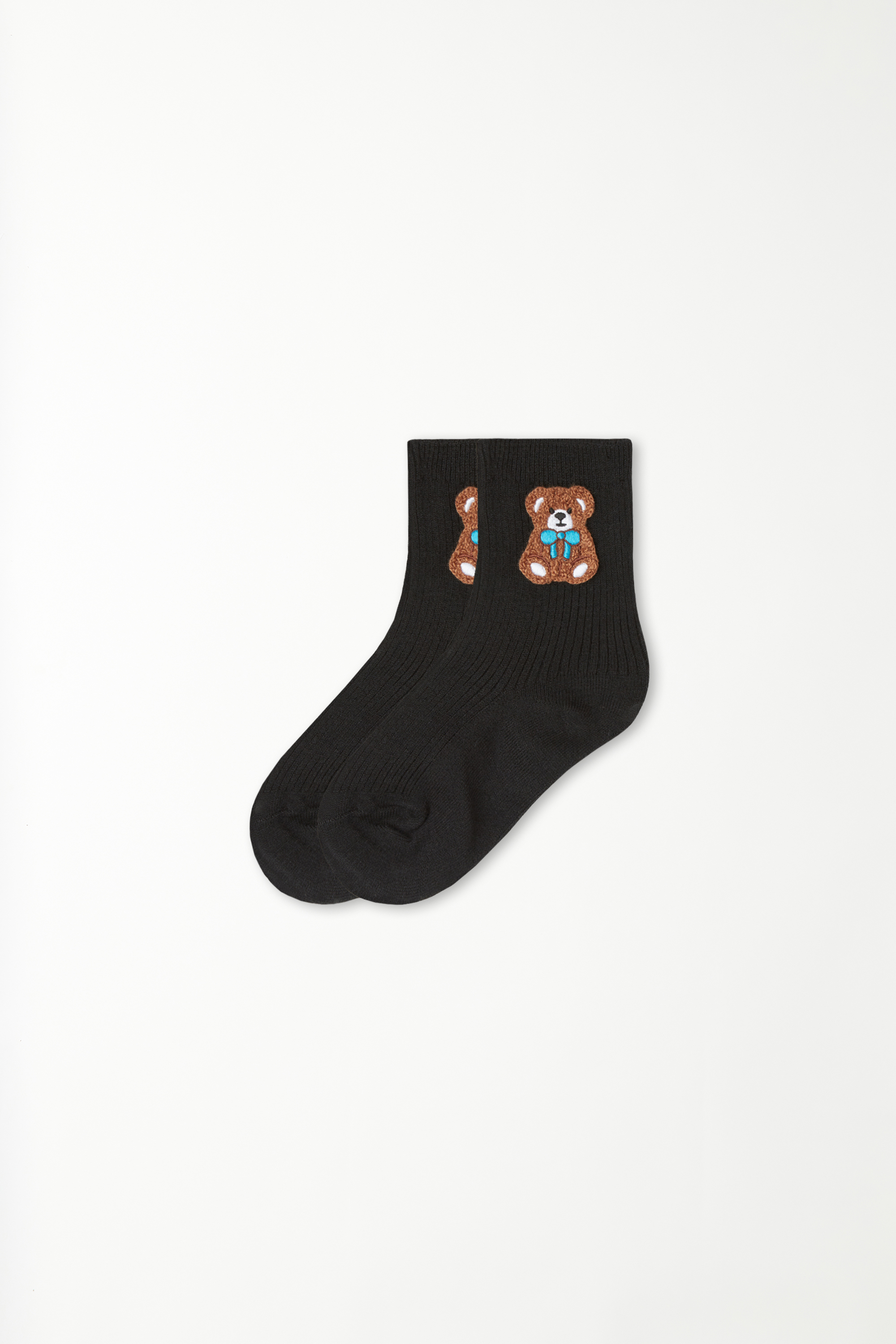Girls’ 3/4 Ribbed Socks