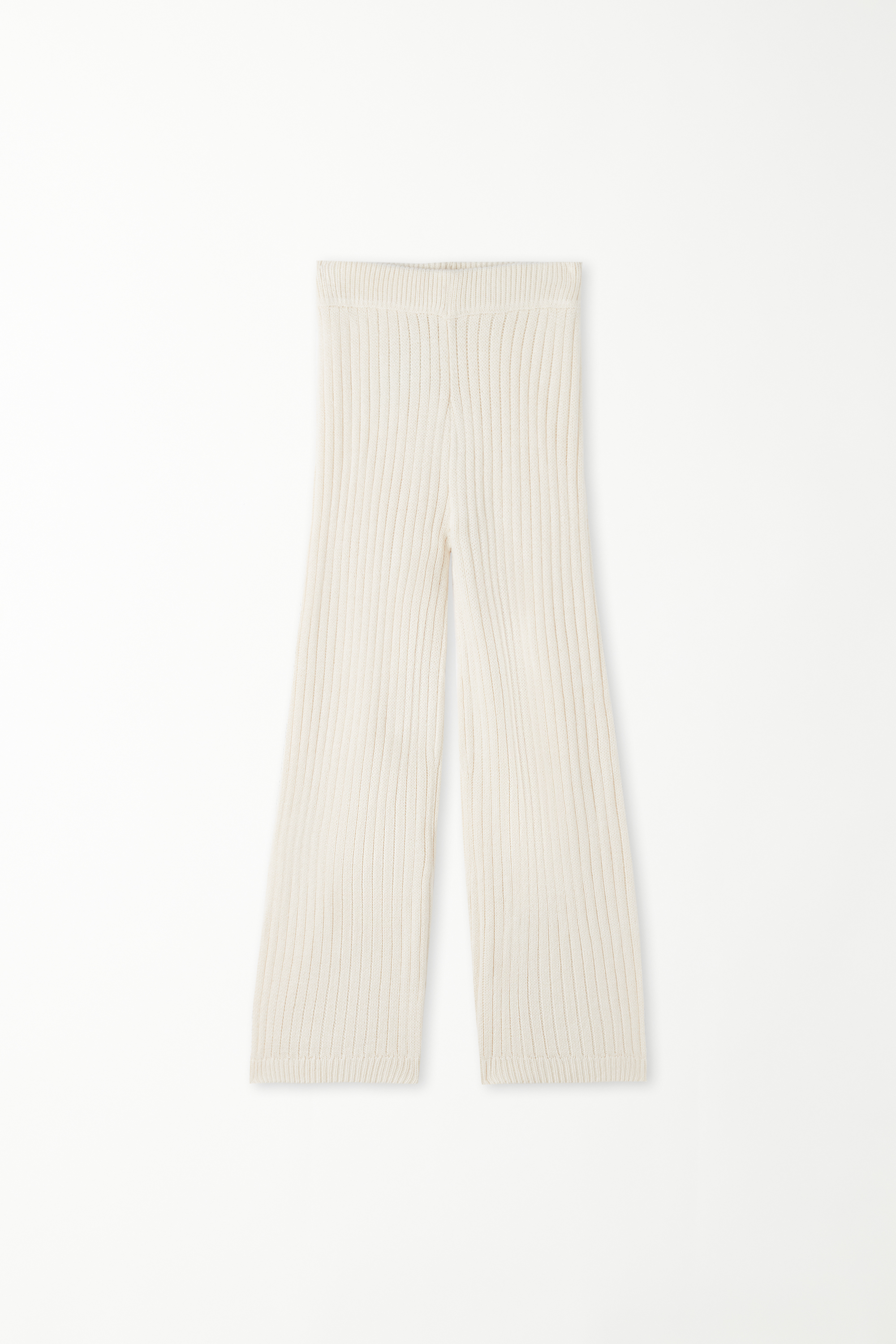 Girls’ Heavy Ribbed Palazzo Trousers