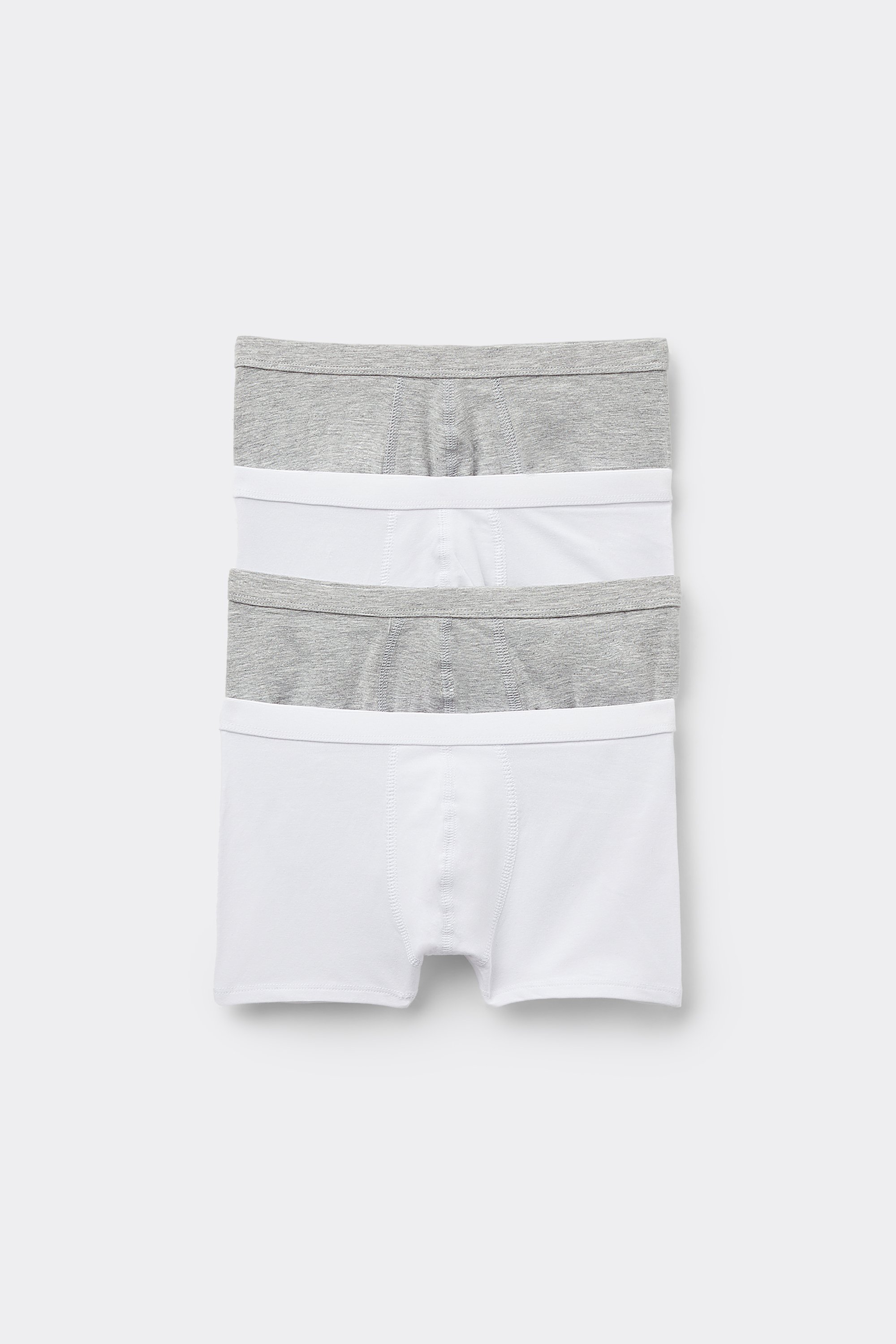 4 Paia di Boxer Basici in Cotone Bimbo