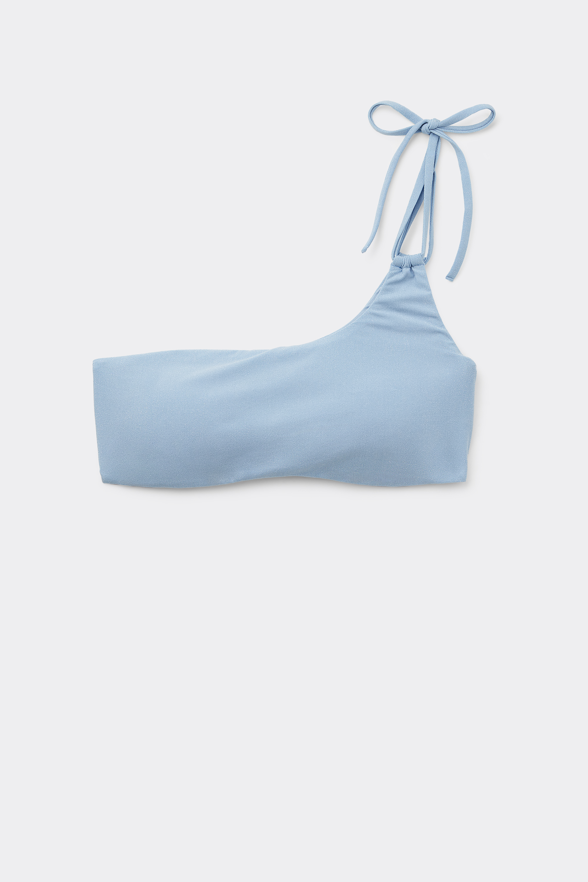 Sparkling Diva Preformed One-Shoulder Bikini Top