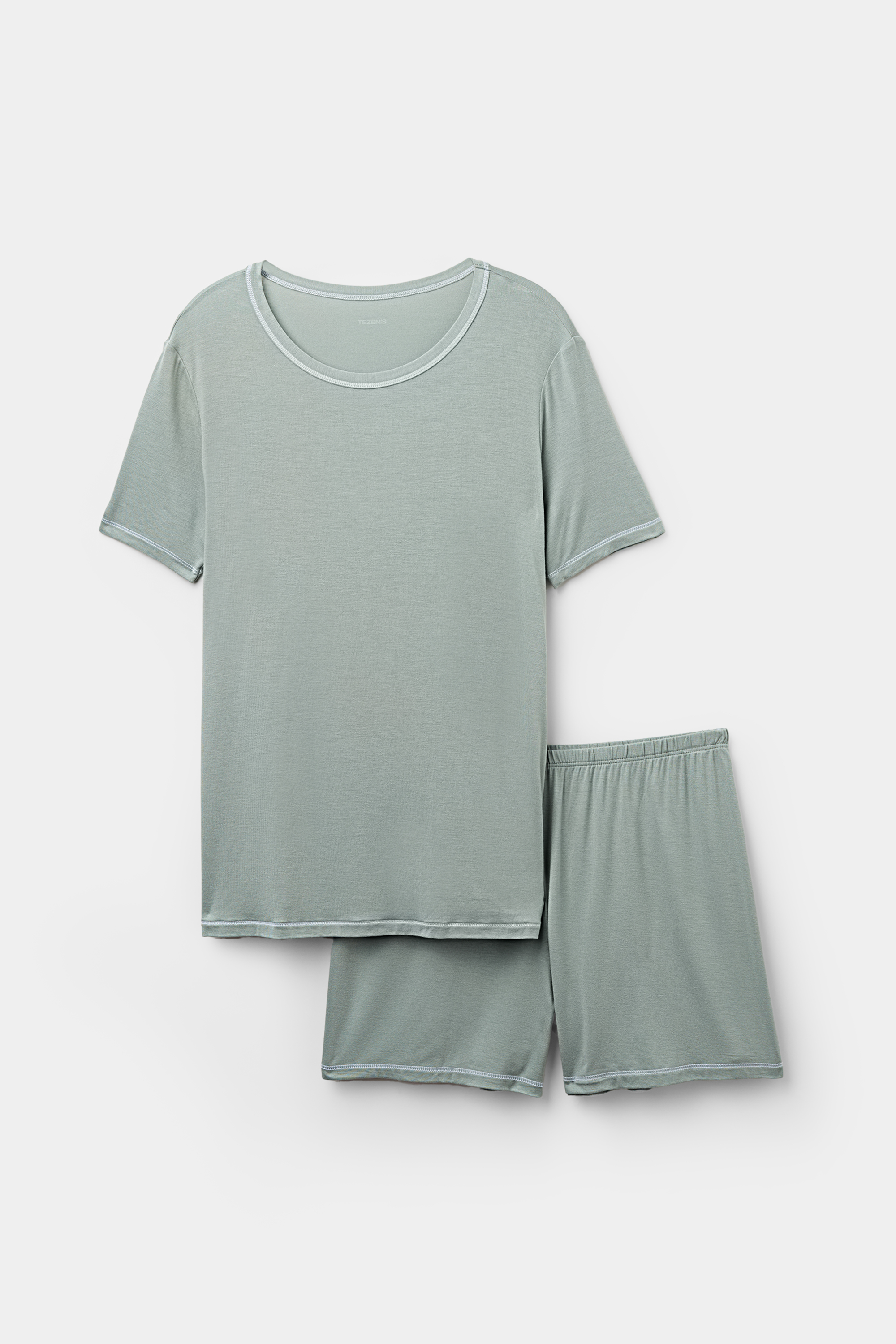 Half Sleeve Short Viscose Pajamas
