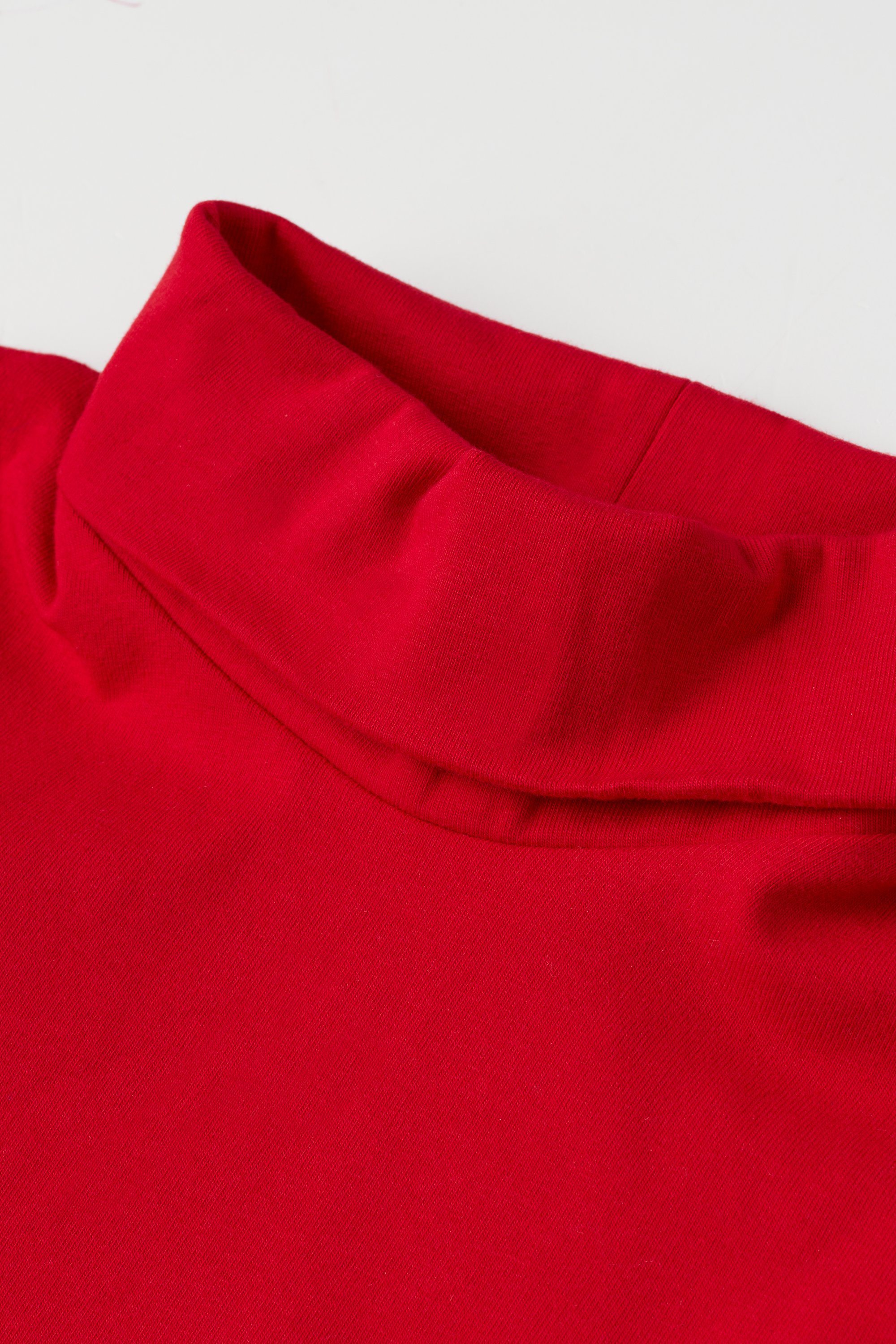 Детский Хлопковый Термоджемпер Унисекс с Длинными Рукавами и Высоким Воротом