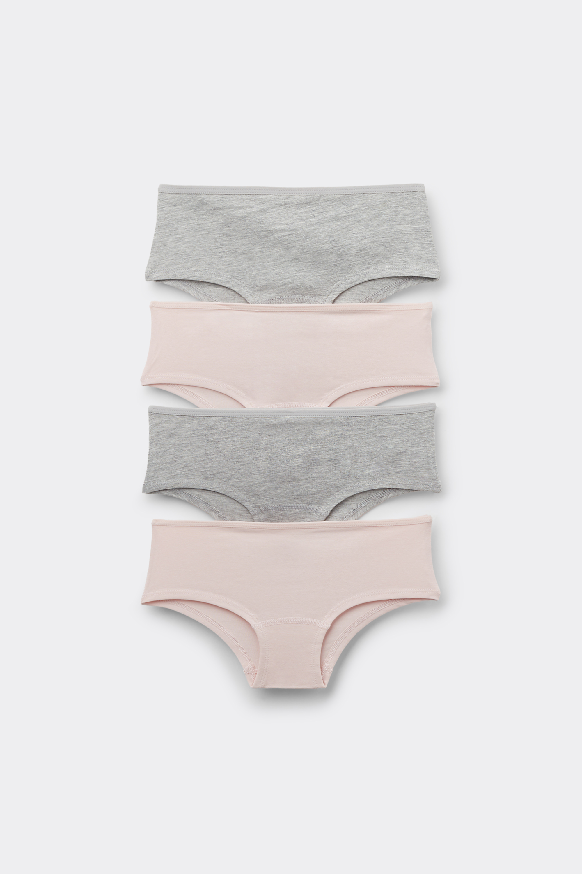 4 Culottes Basiques en Coton Fille