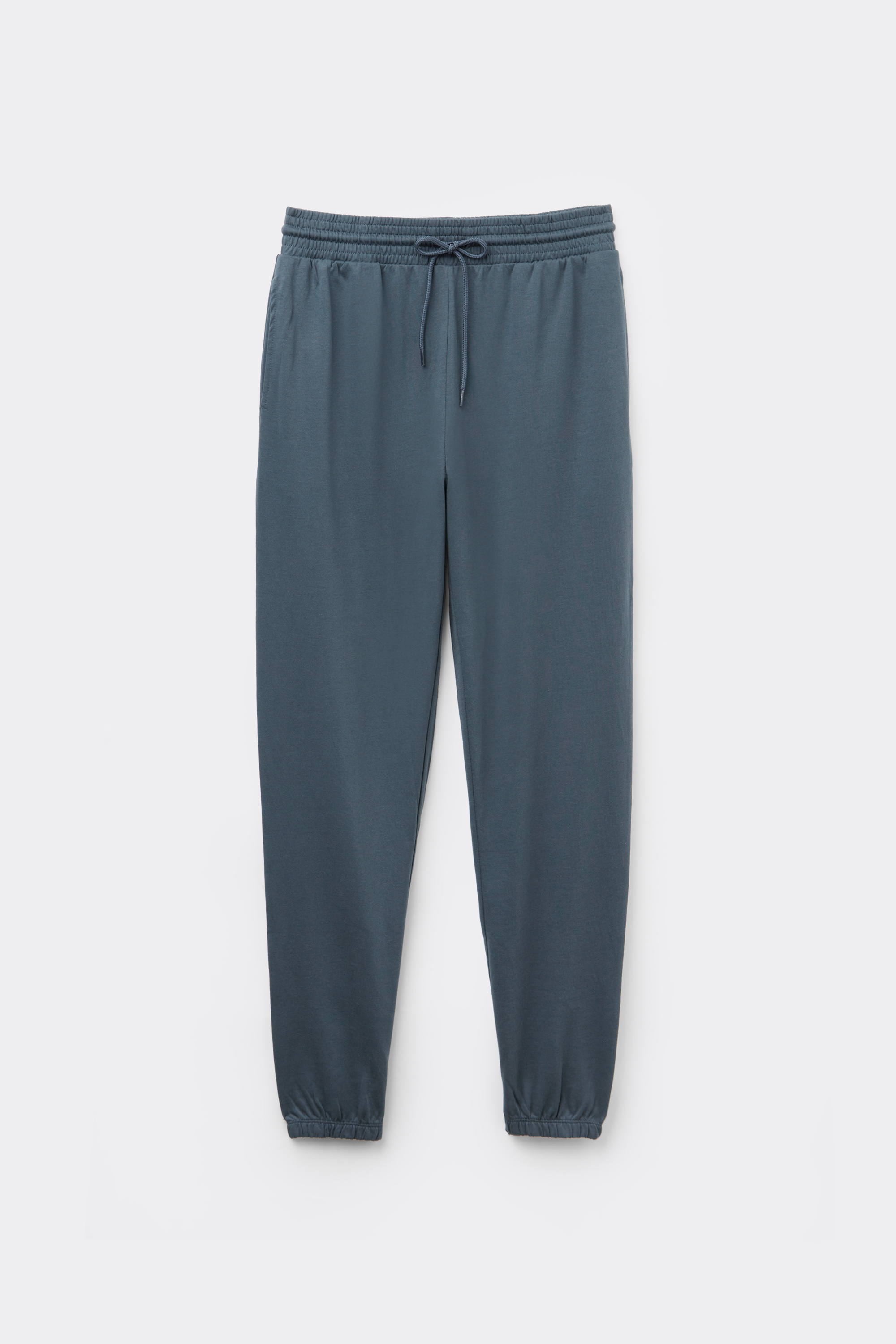 Jogger con Tasche a Filetto e Coulisse