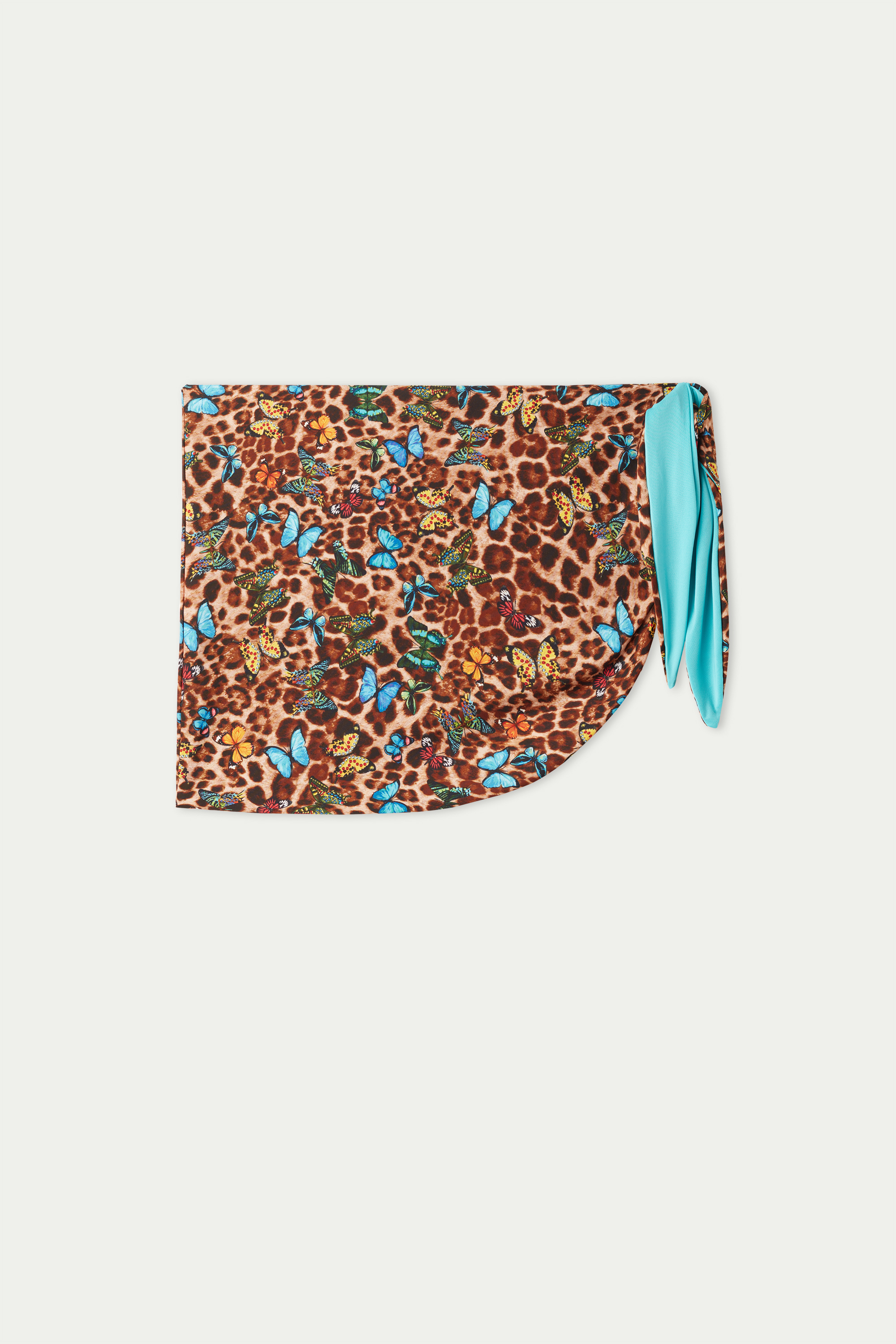 Macu Butterfly Short Sarong with Knot