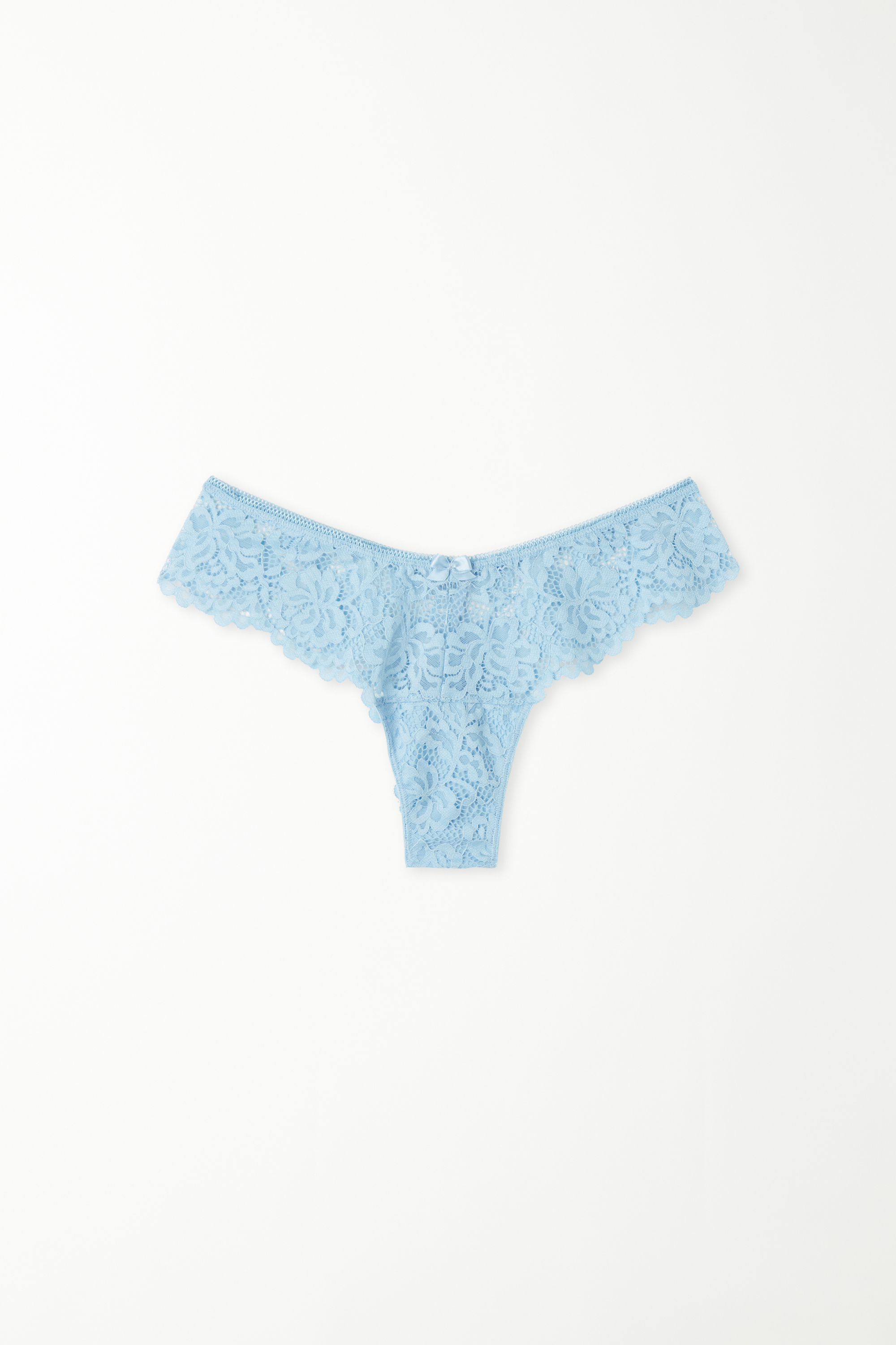 High-Cut Lace Brazilian Briefs