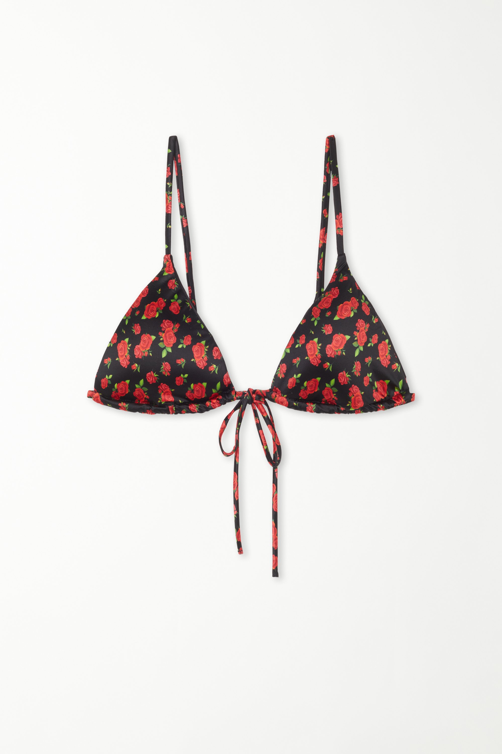 Triangel-Bikinioberteil mit herausnehmbaren Polstern Spicy Roses