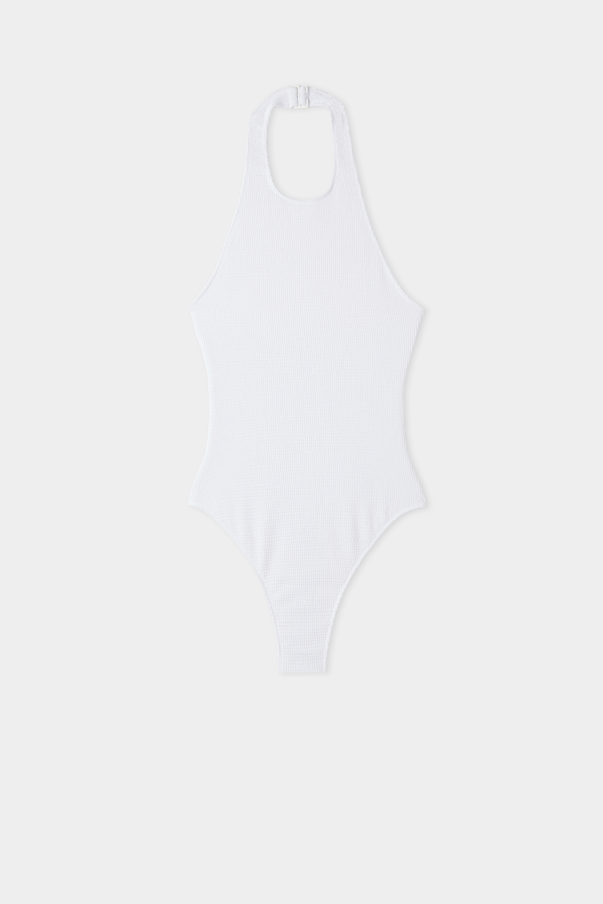 Bañador Entero con Escote Halter con Efecto 3D