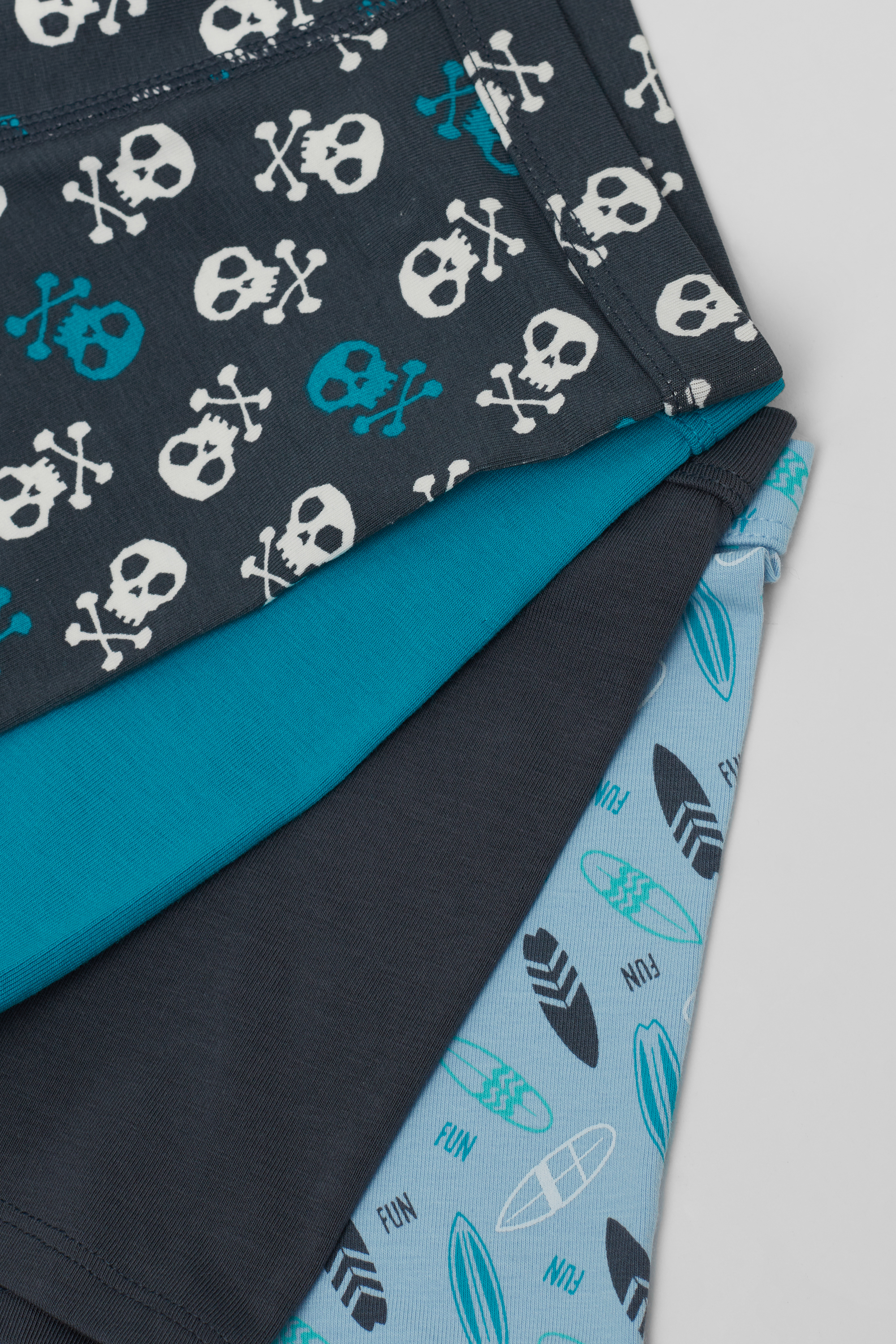 4 Paar Jungen-Boxershorts aus Baumwolle mit Print