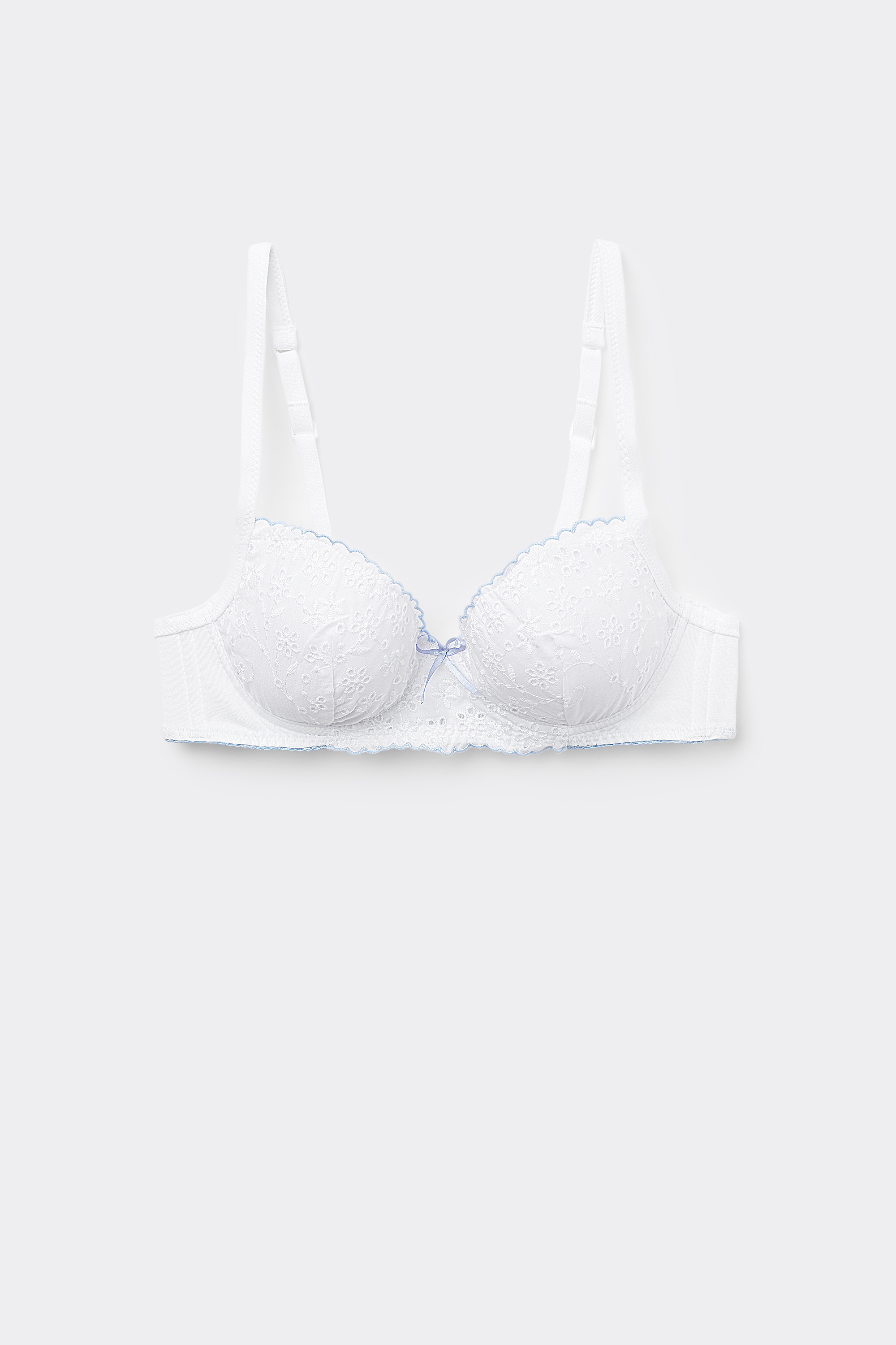 Wien Fairy Princess Lightly Padded Cotton Balconette Bra