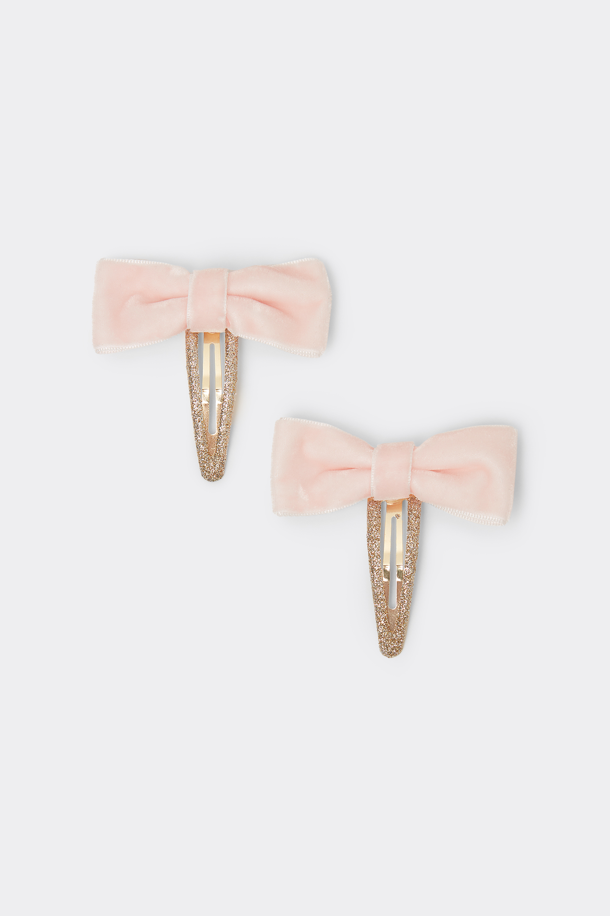 Weihnachtliche Haarspangen Mit Samt-Schleife – 2 Stück, Rot & Grün, Clip-Design, Für Damen & Mädchen