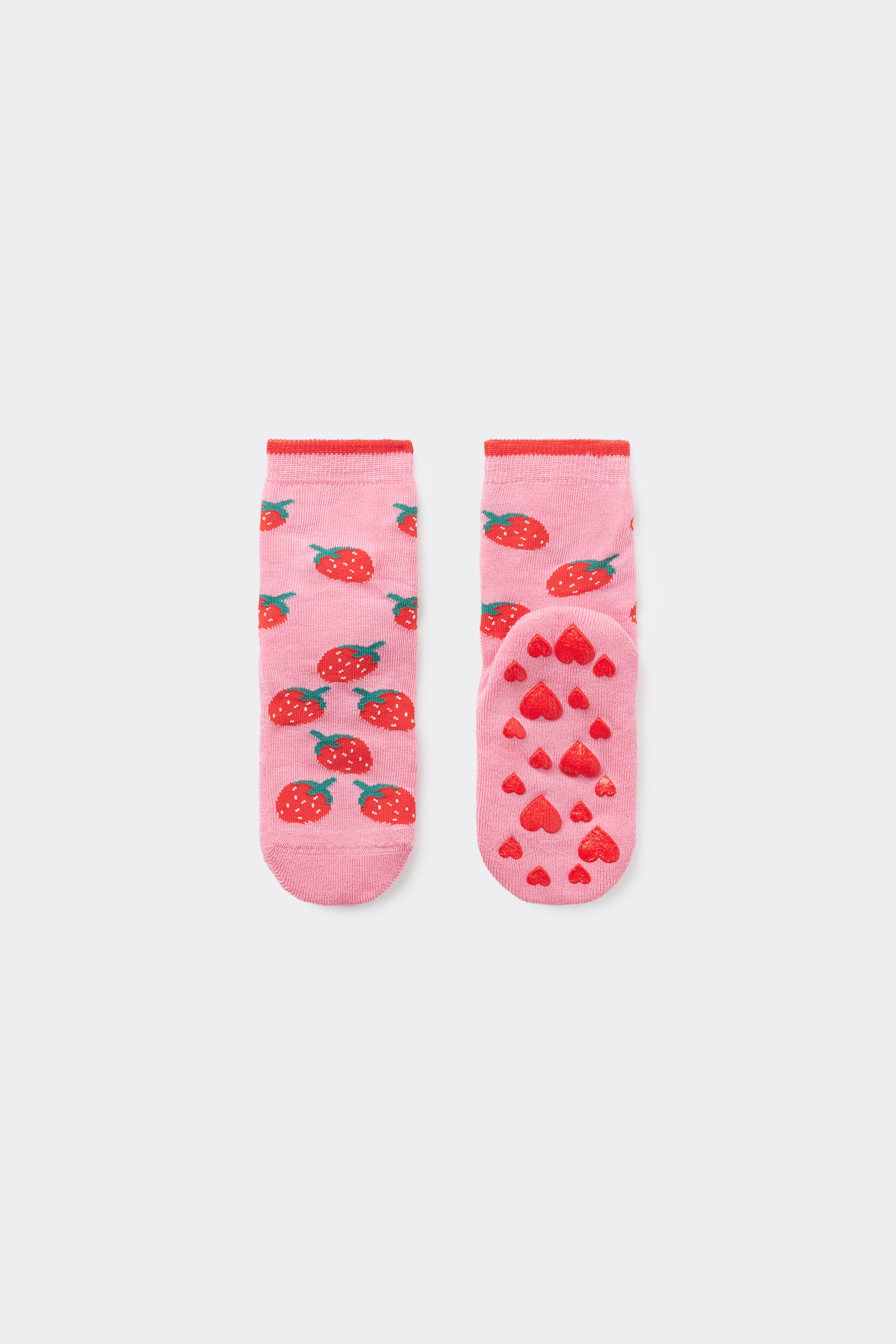 Girls' Short Lightweight Scented Non-Slip Socks