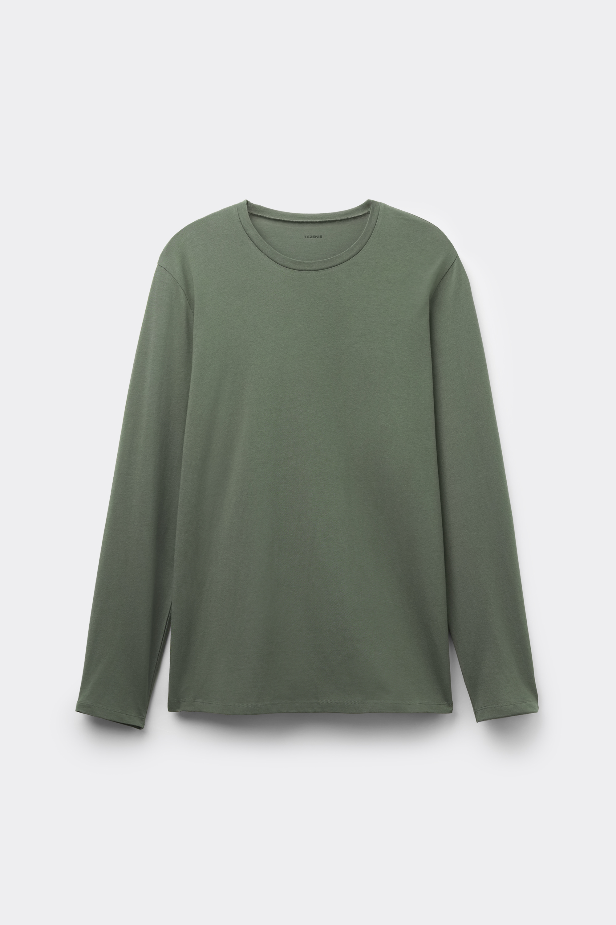 100% Cotton Top with Long Sleeves and Rounded Neck