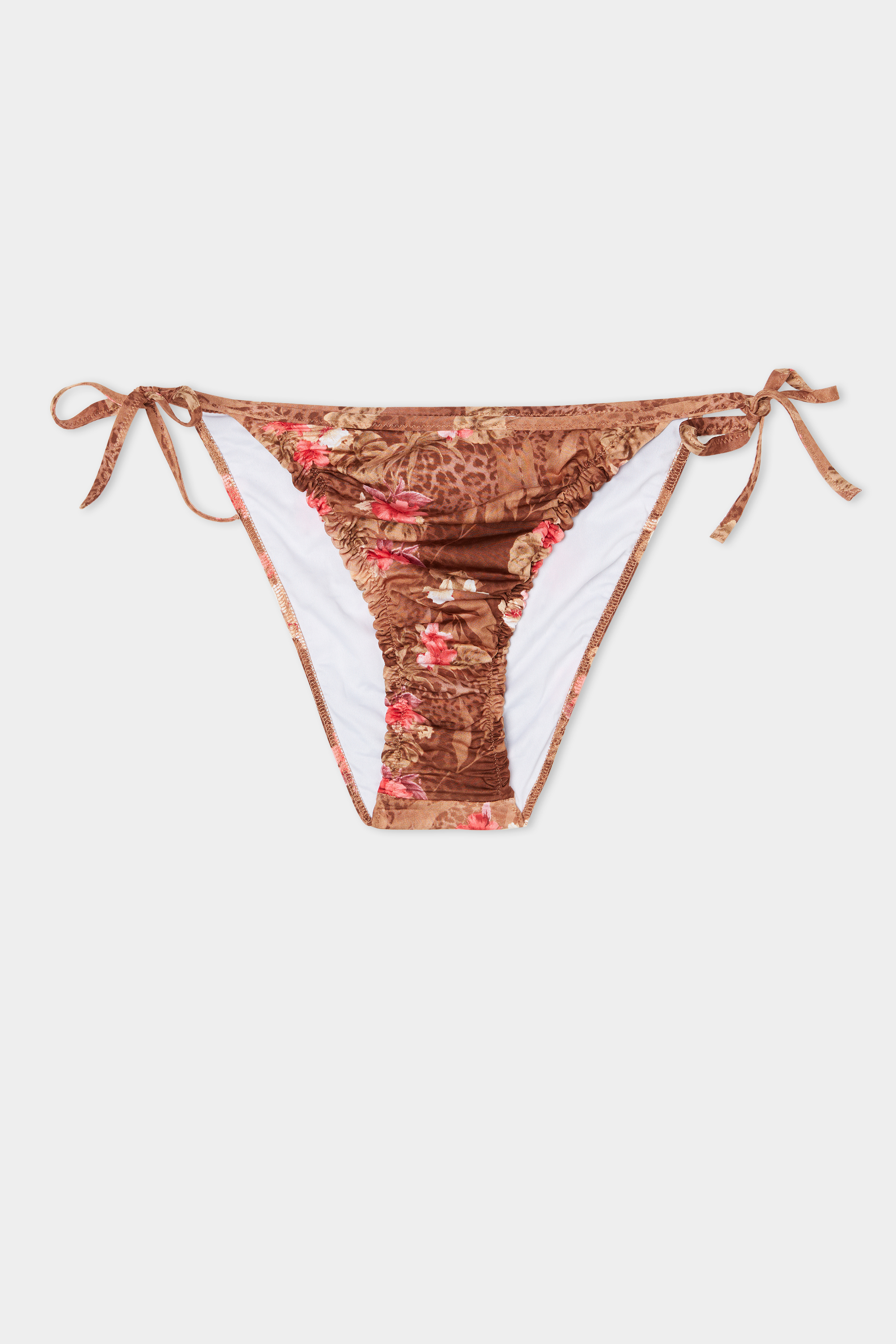 Aloha Jungle Bikini Bottoms with Ties