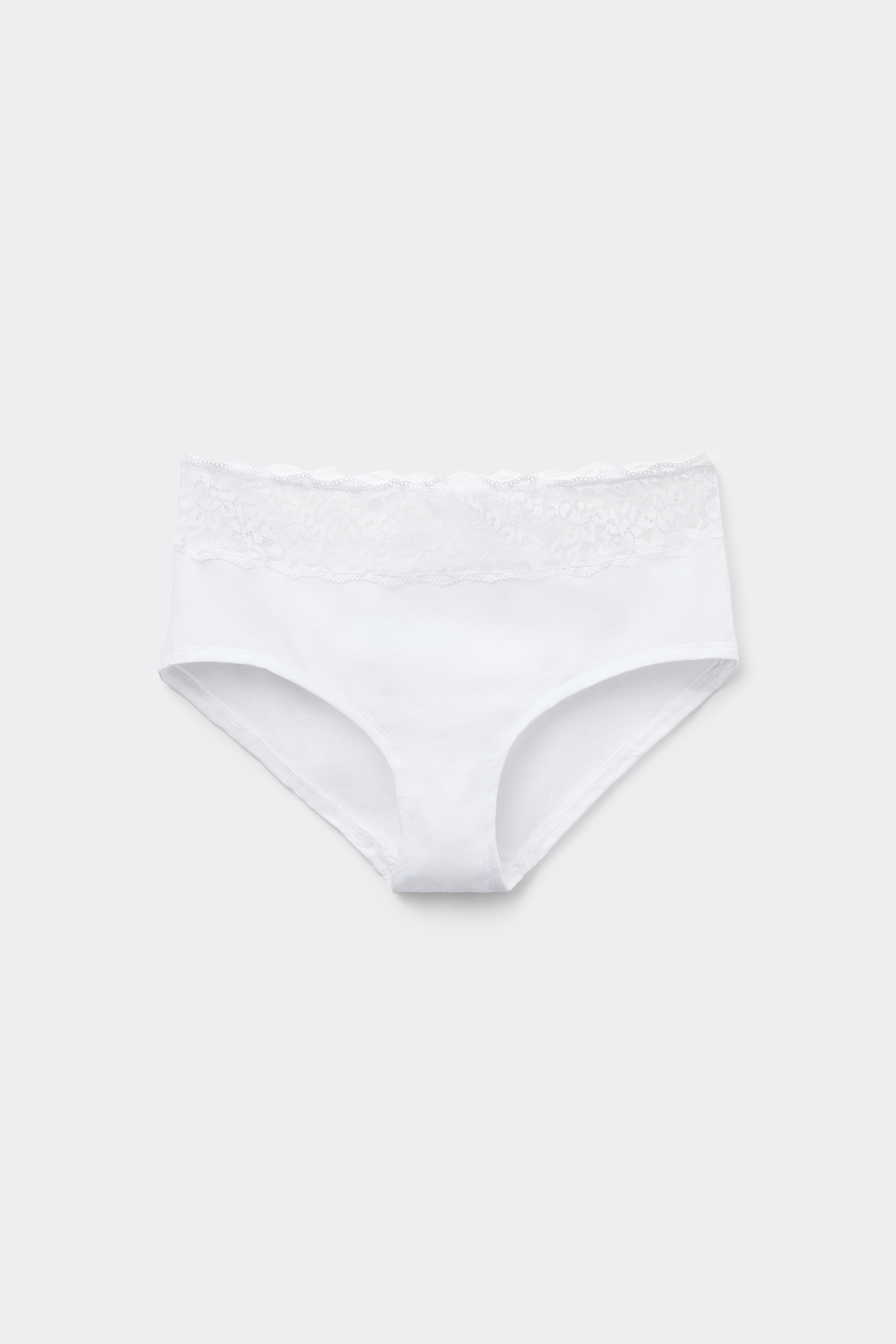 Cotton and Recycled Lace French Knickers
