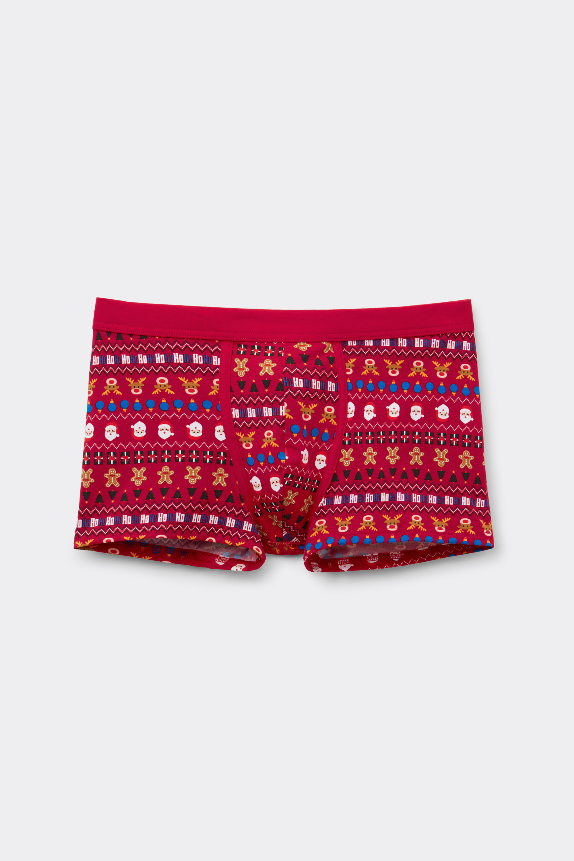 Boxerky z Elastickej Bavlny s Vianočným Motívom