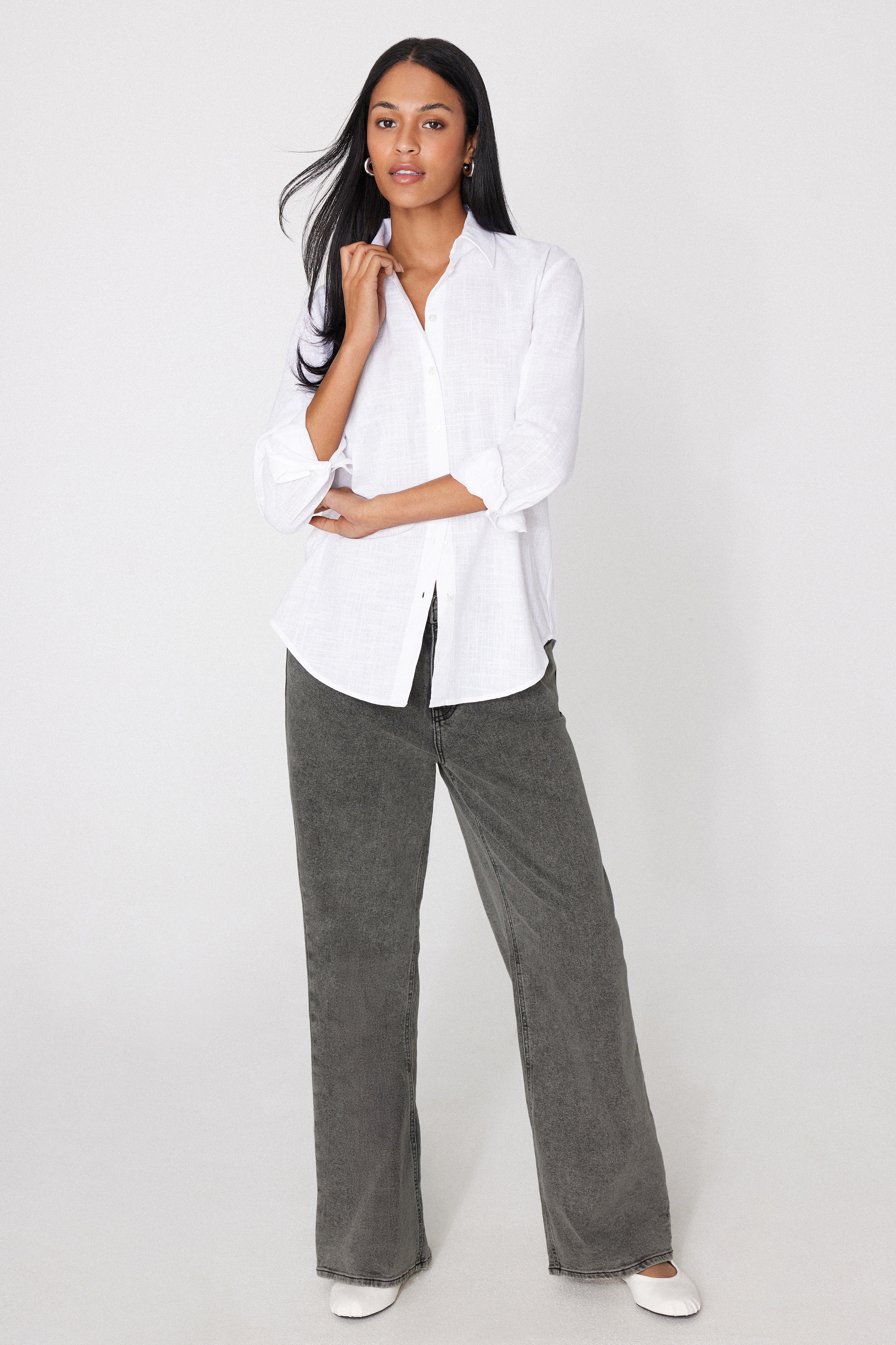 Camicia in Tela di Cotone