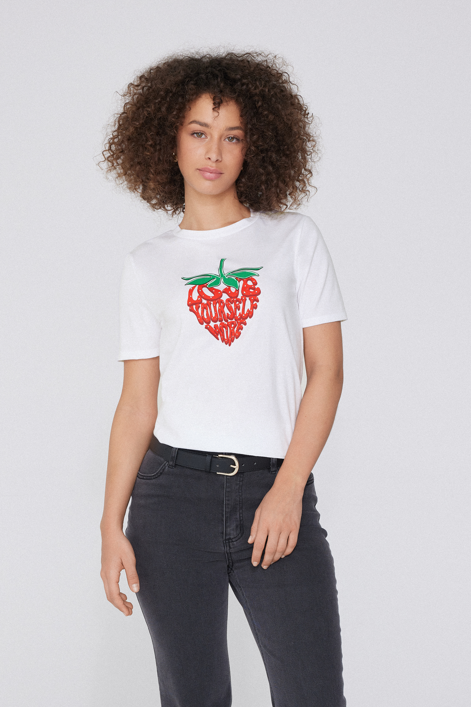 Camiseta Algodón con Estampado