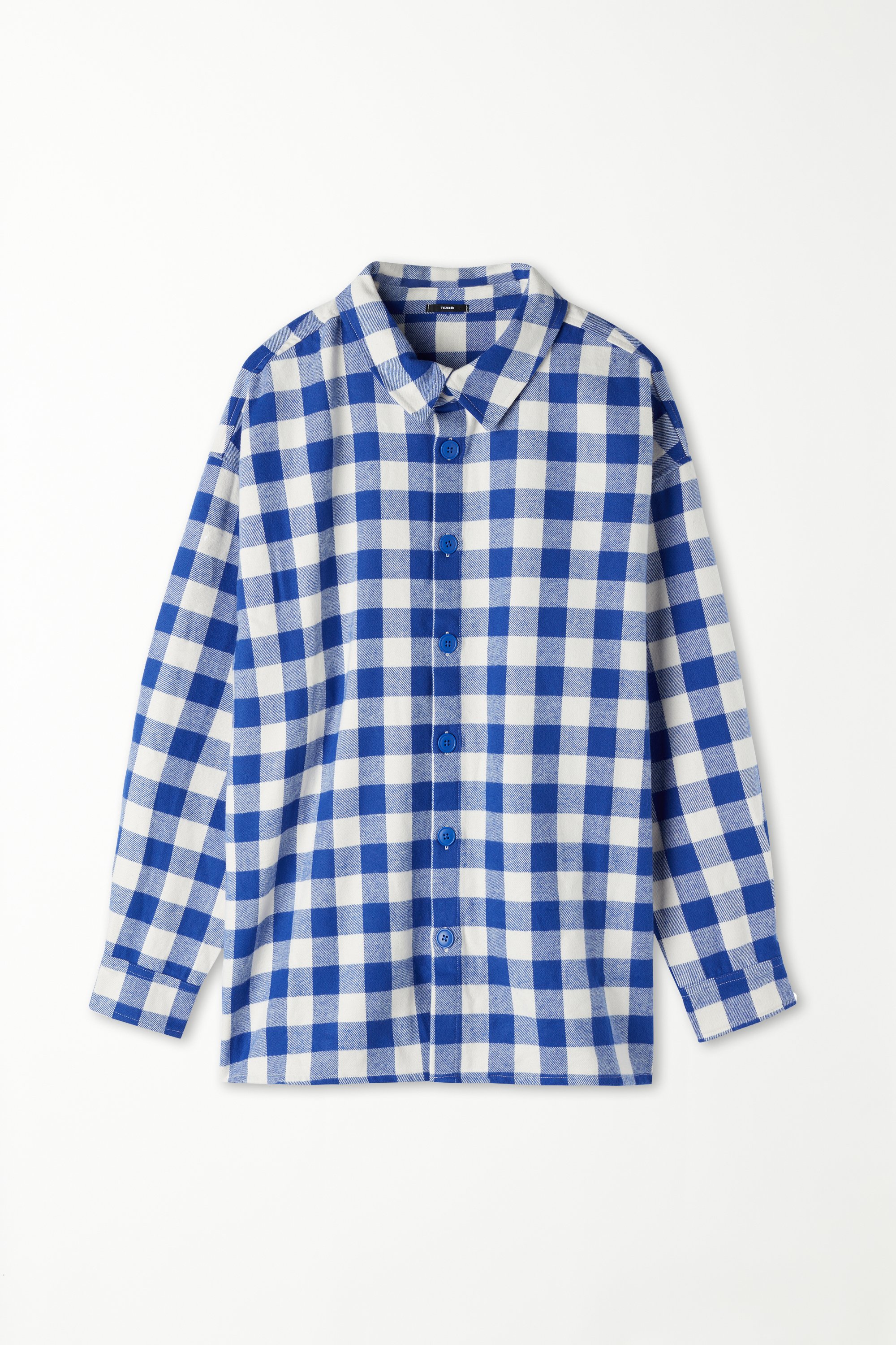 Long-Sleeved Flannel Shirt