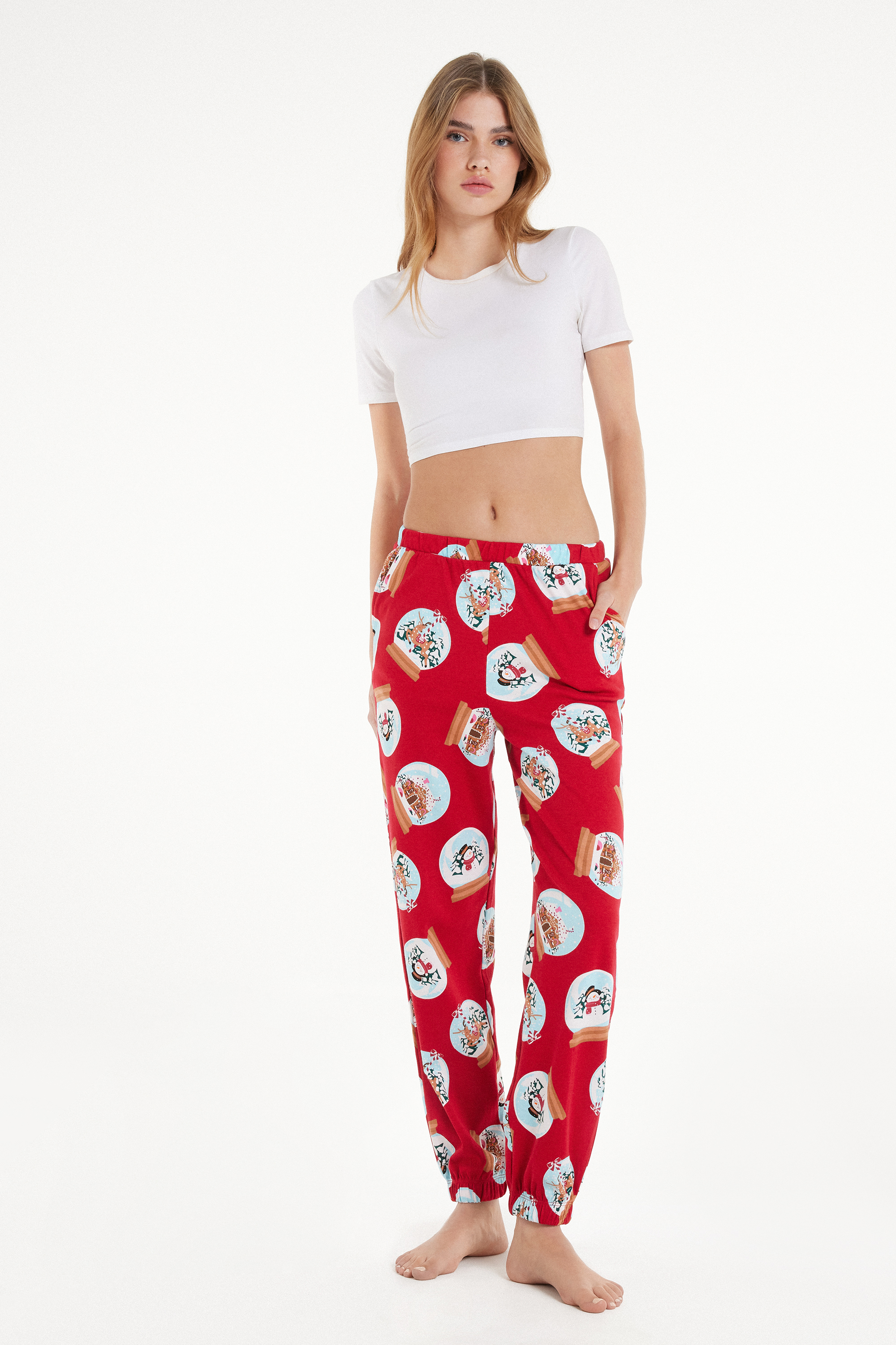 Heavy Printed Cotton Joggers
