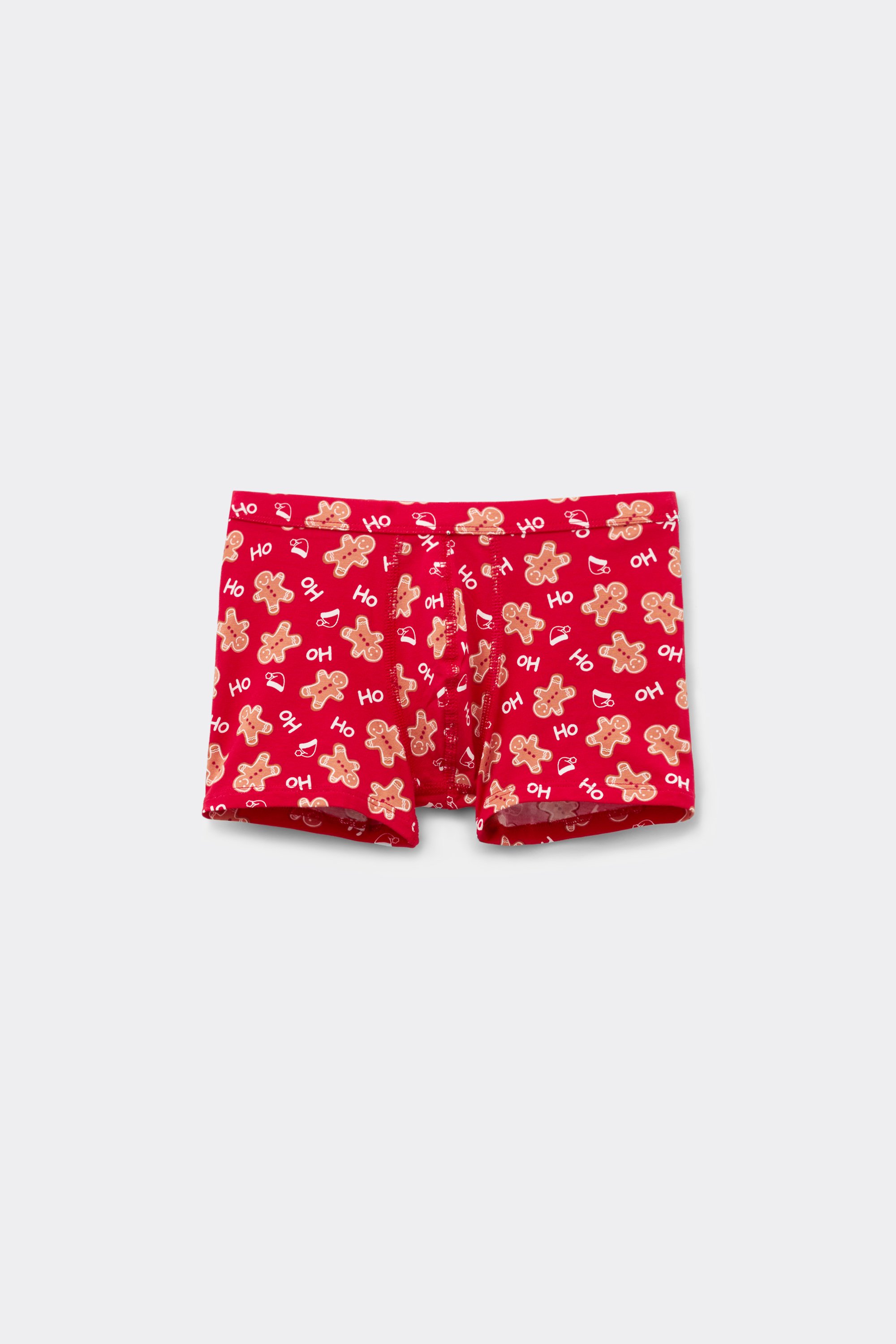 Boys' Christmas Print Cotton Boxers