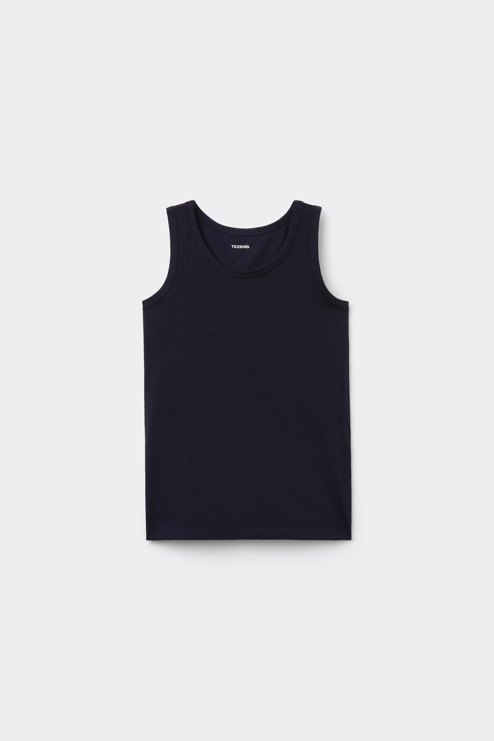 Széles Vállú Basic Unisex Gyermek Pamut Trikó