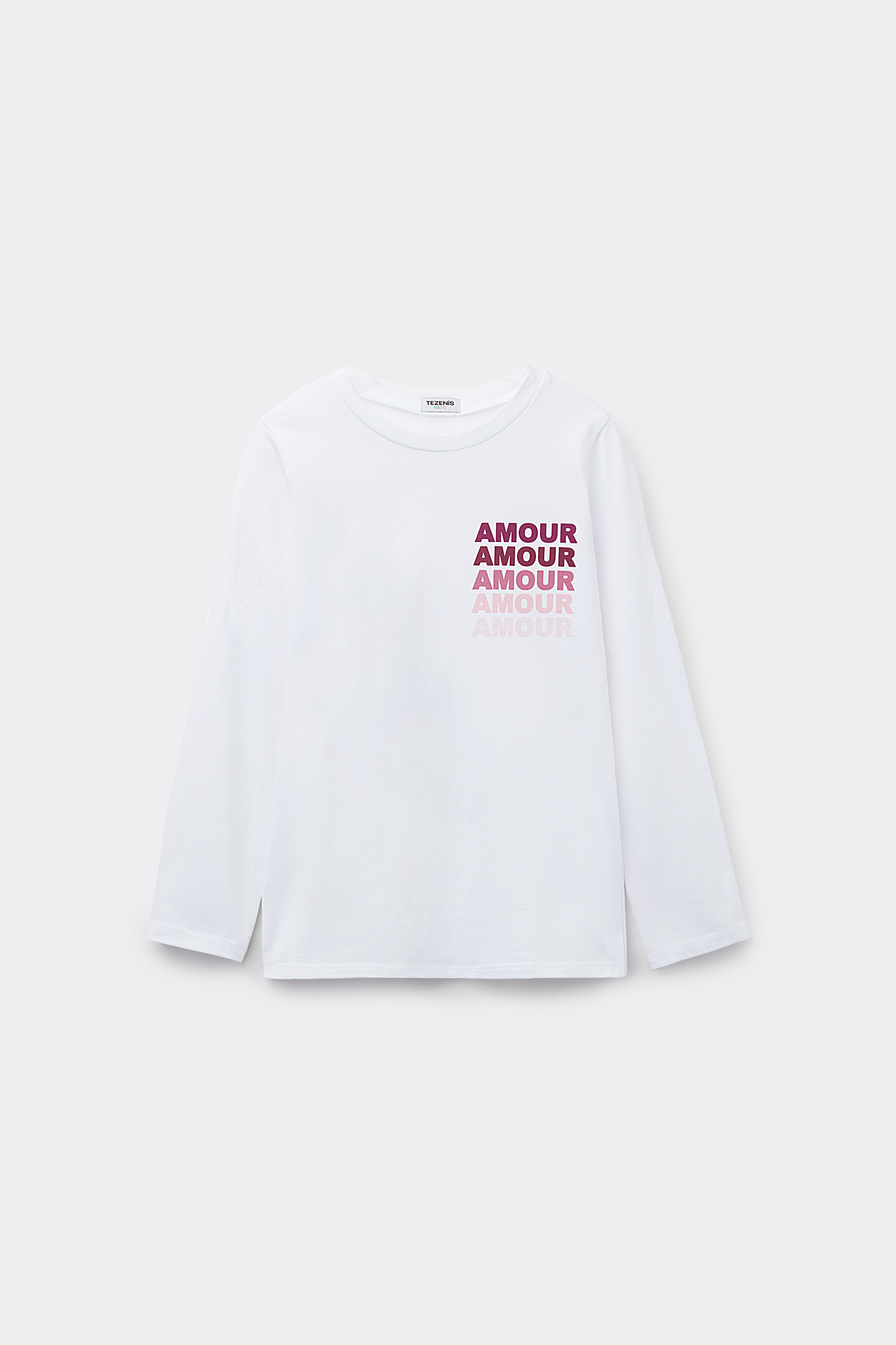 Camiseta Manga Larga Niña Algodón Estampada