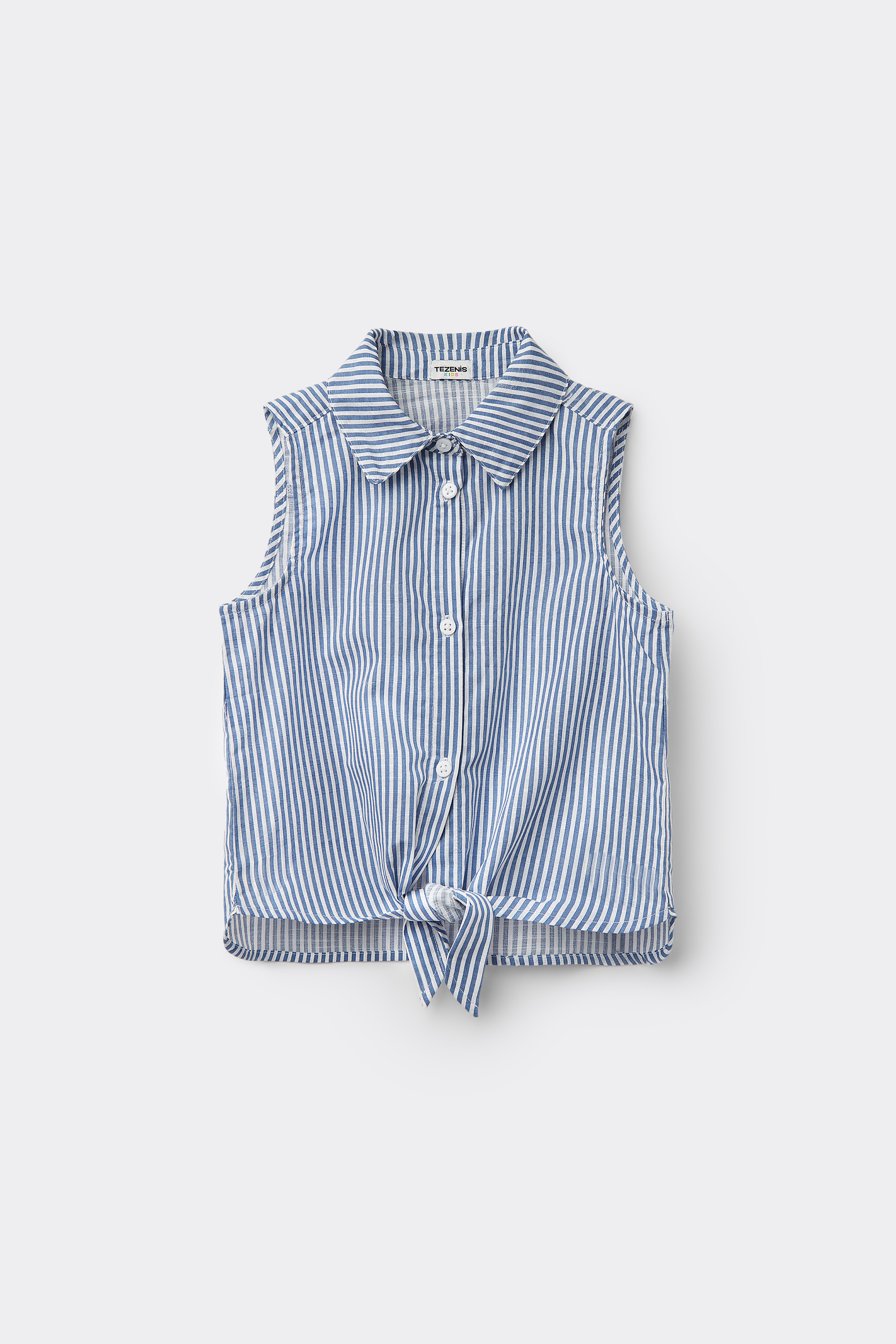 Camicia Senza Maniche in 100% Cotone Super Leggero
