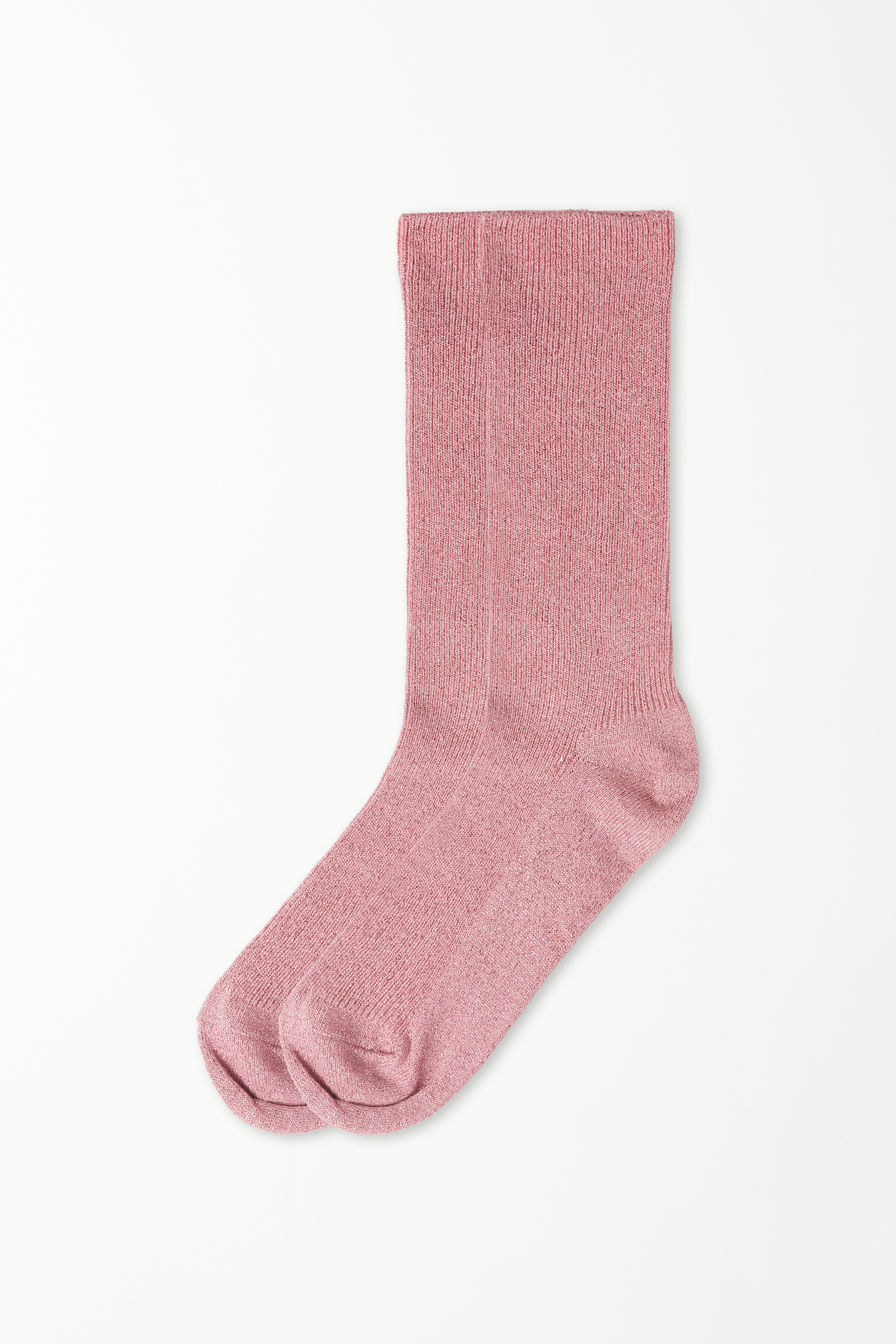 3/4-Length Ribbed Laminated Socks