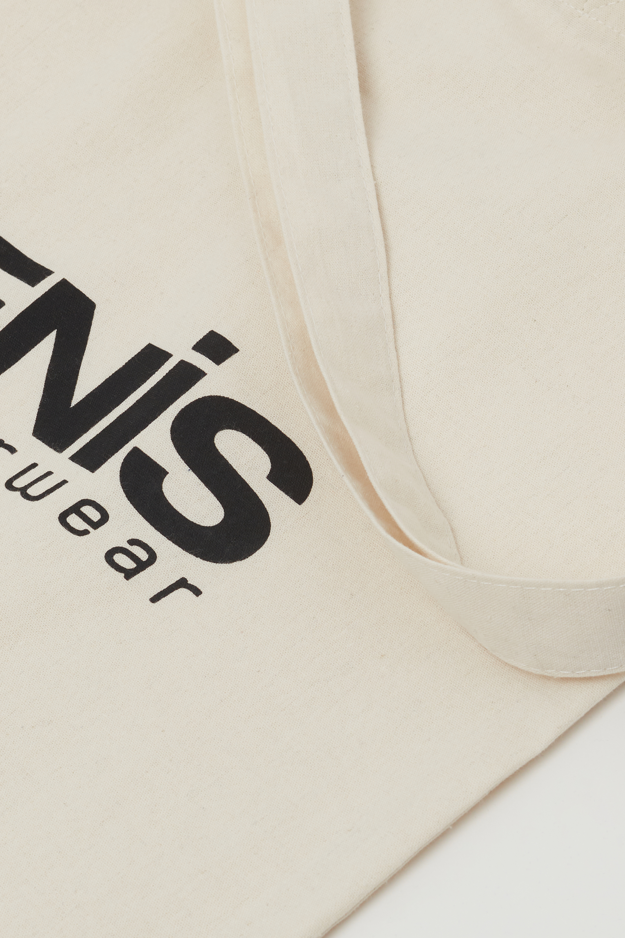 Tezenis Logo 100% Cotton Canvas Bag