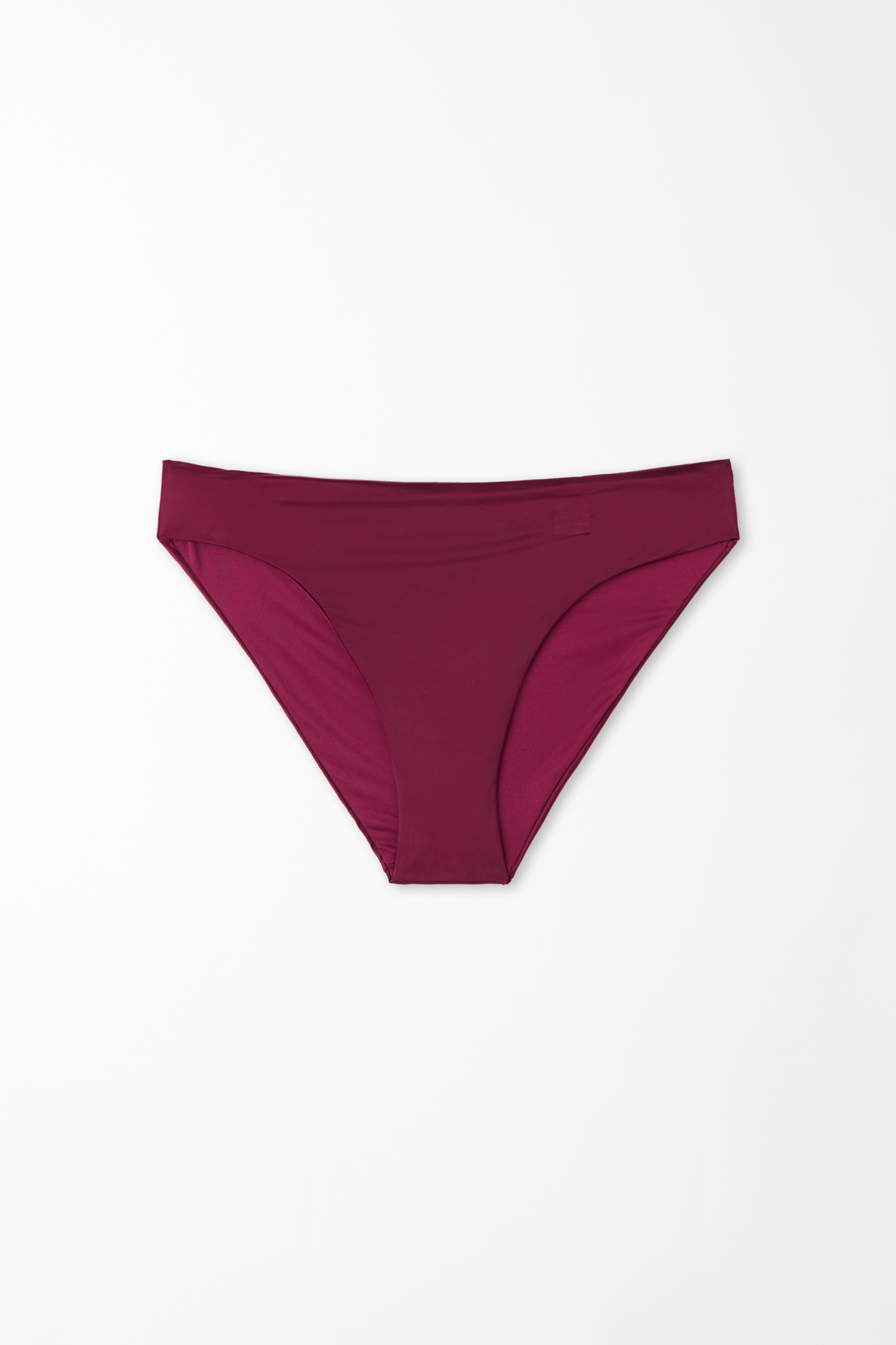 Bikini Slip Classico Shiny Bordeaux