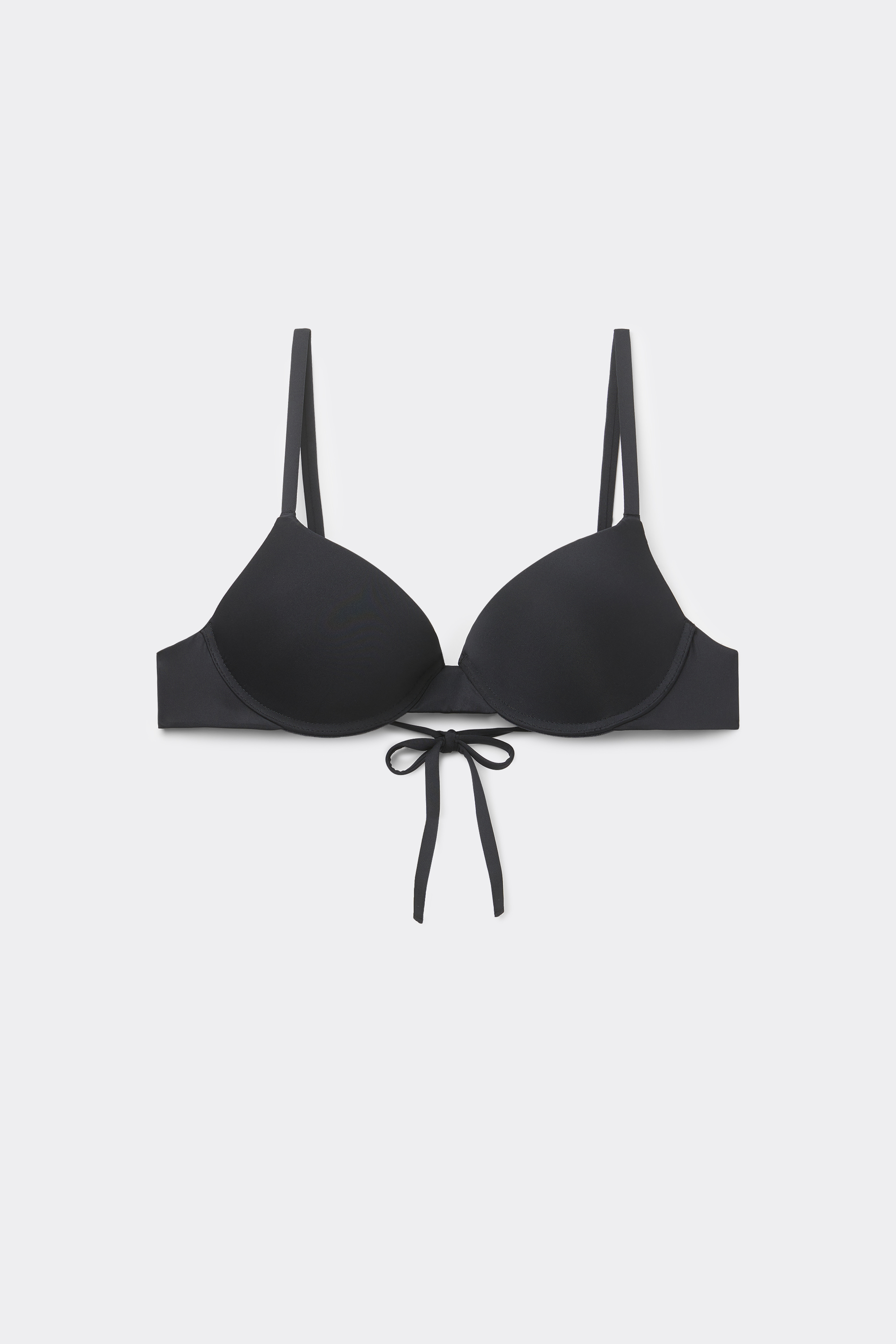 Recycled Microfiber Padded Push Up Bikini Top