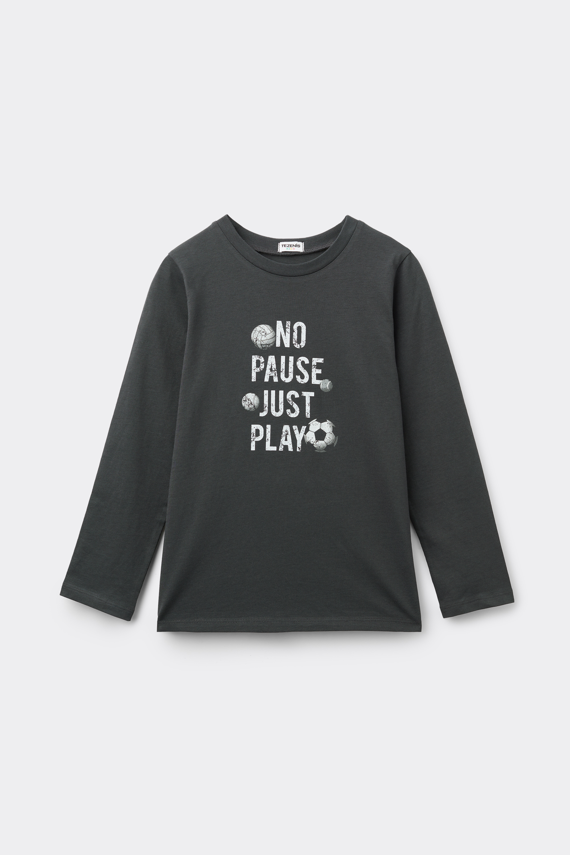 Camiseta Manga Larga Algod&oacute;n Estampado Unisex para Ni&ntilde;os